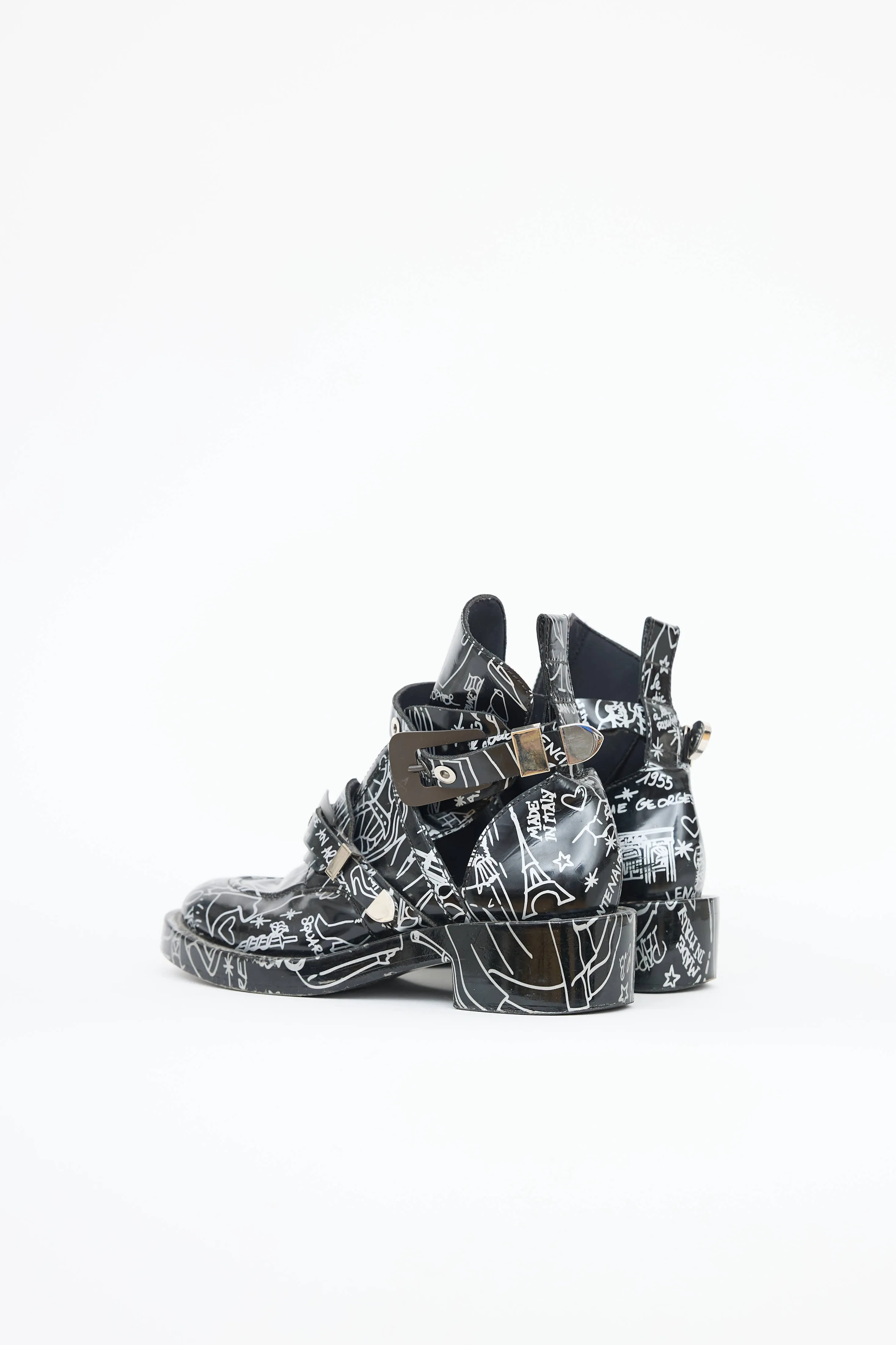 Graffiti Biker Boot sold by VSP Consignment product image thumbnail 4