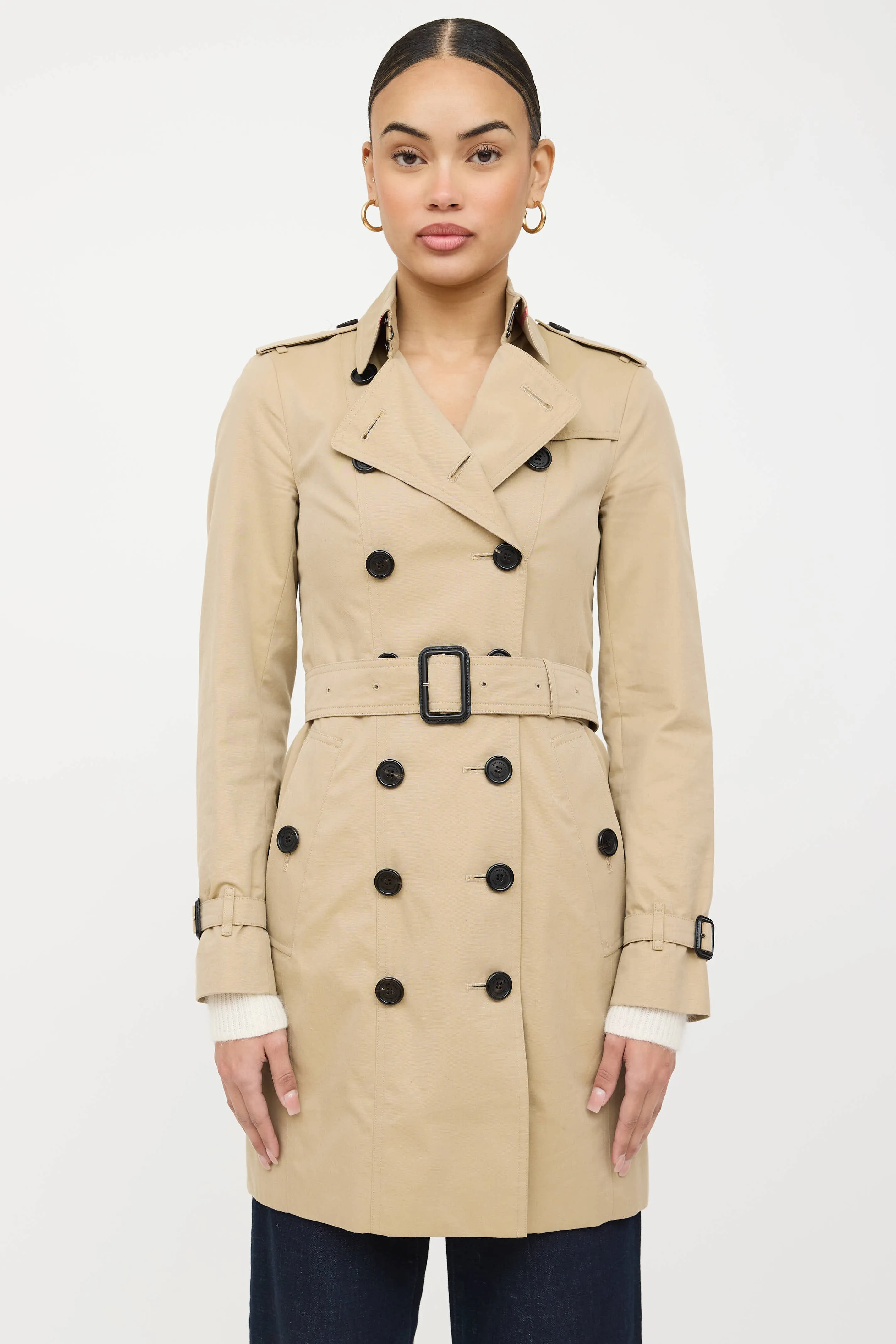 Double Breasted Trench Coat sold by VSP Consignment