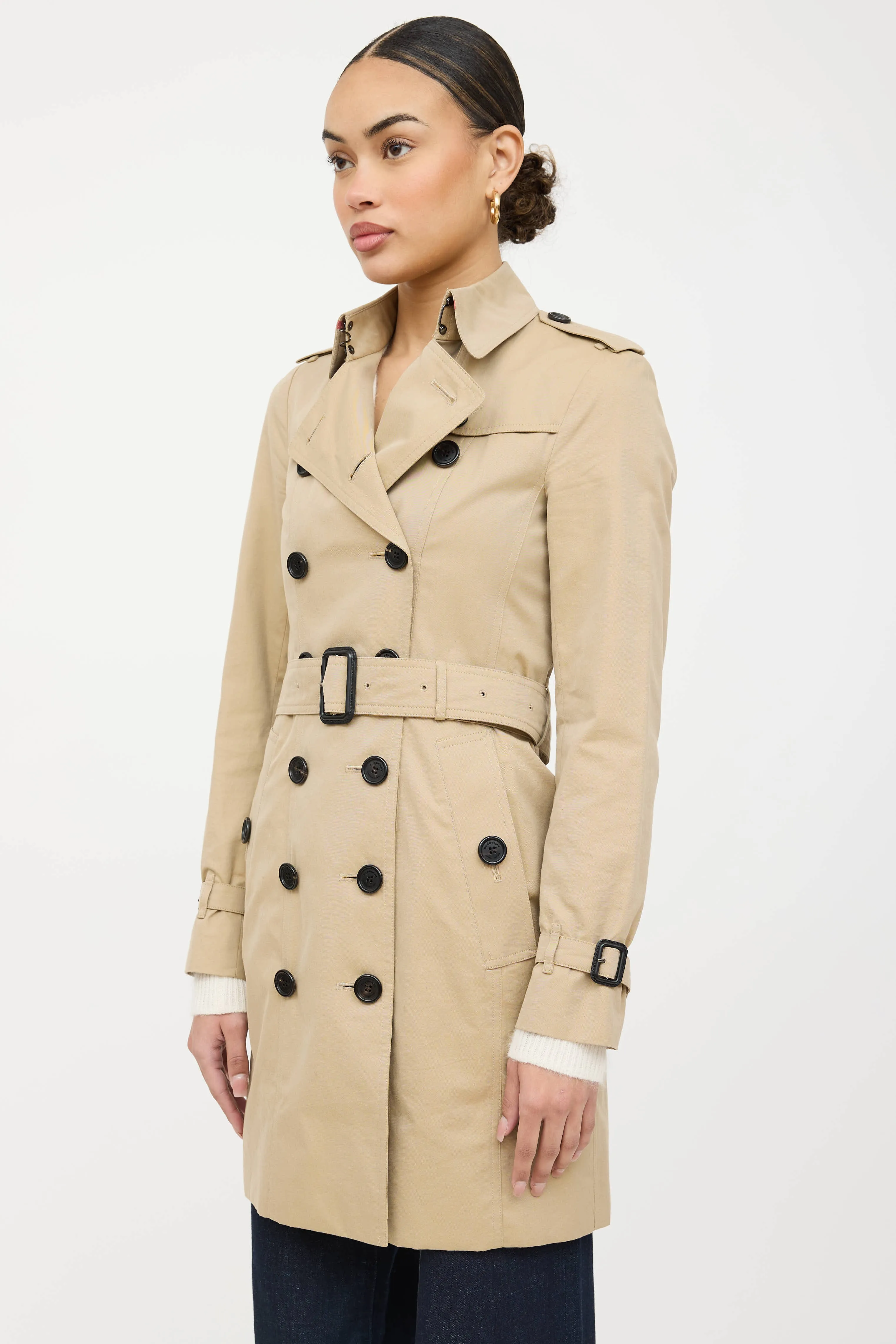 Double Breasted Trench Coat sold by VSP Consignment product image thumbnail 3