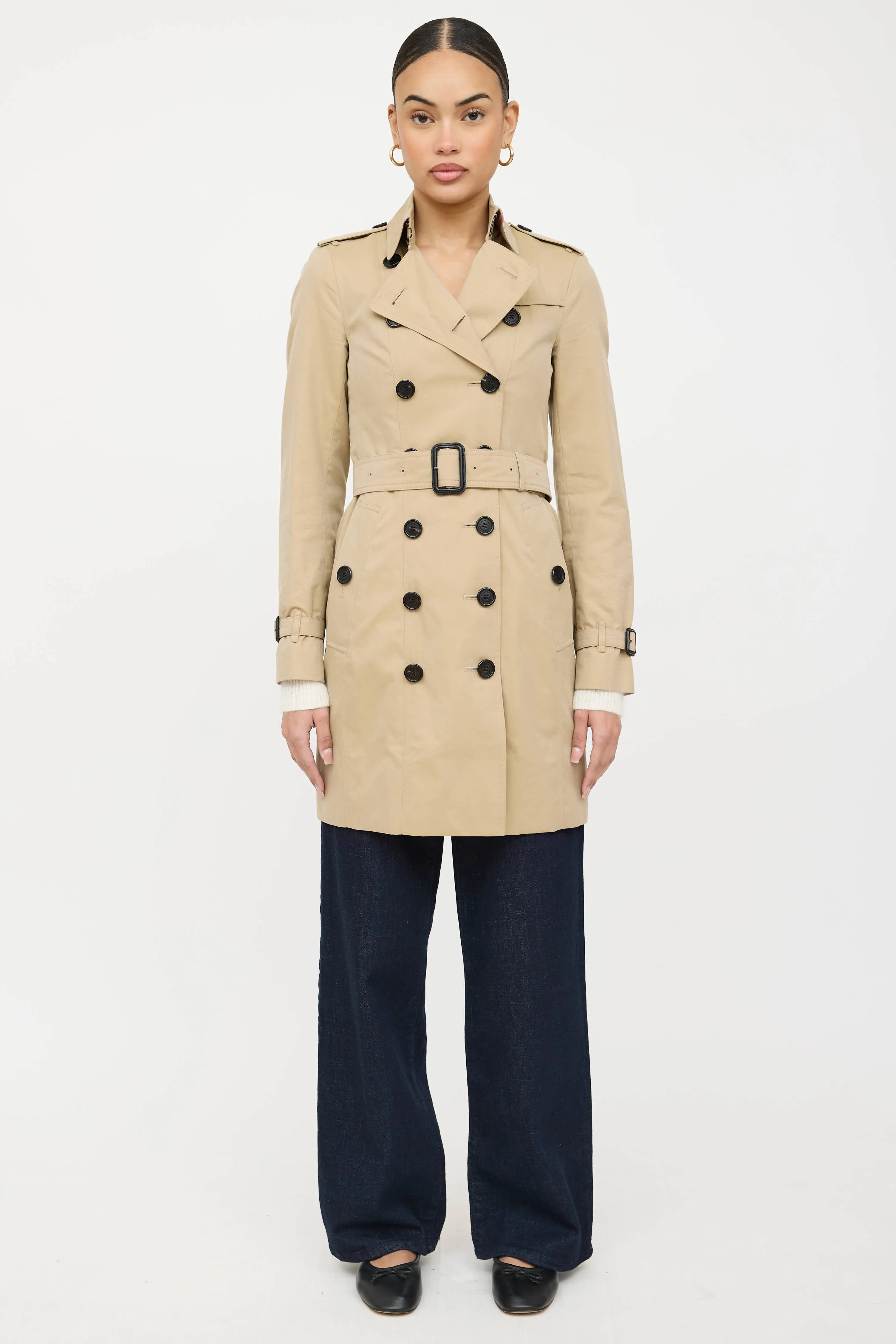 Double Breasted Trench Coat sold by VSP Consignment product image thumbnail 2