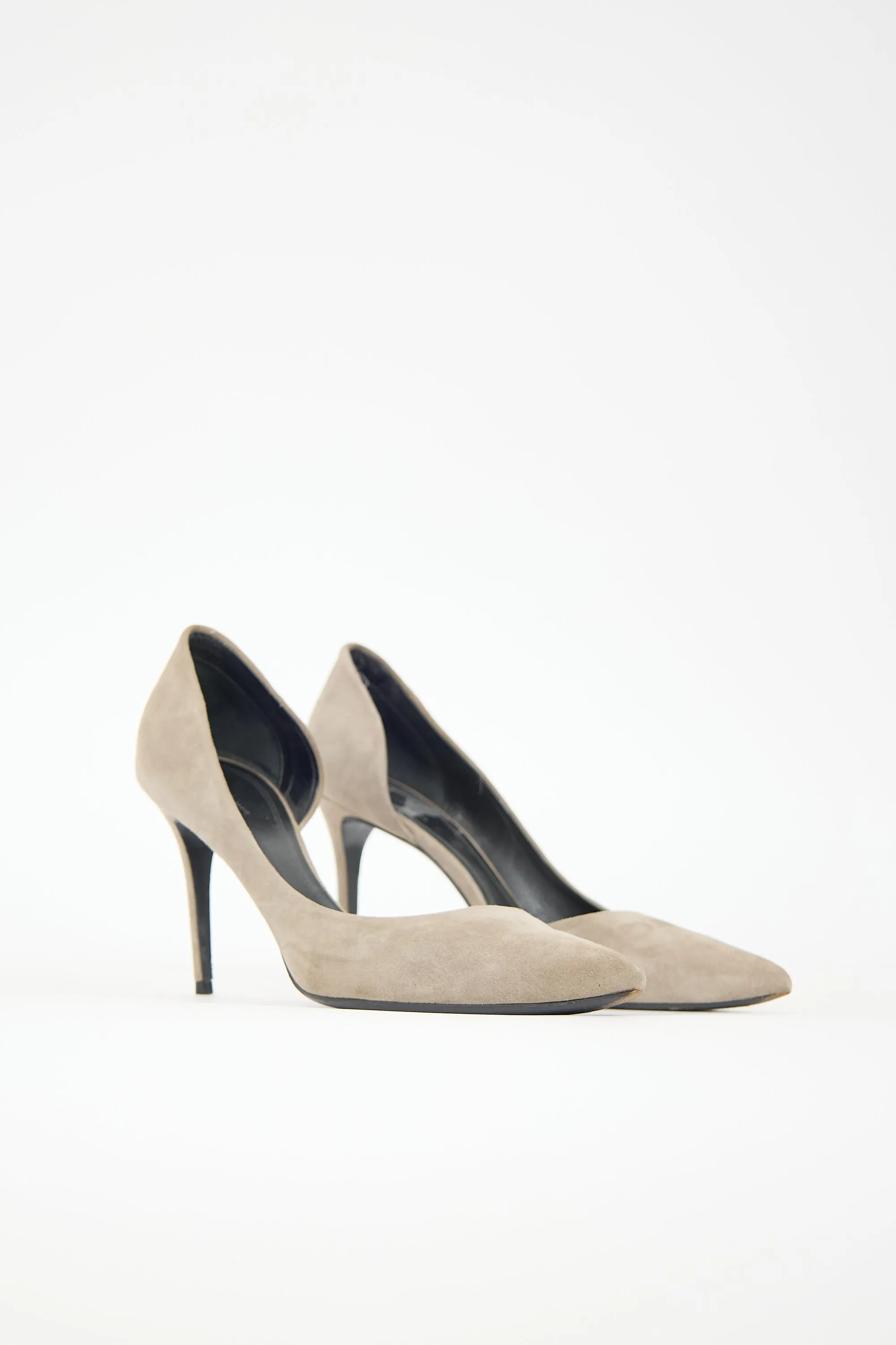 Suede D'Orsay Pump sold by VSP Consignment product image thumbnail 2