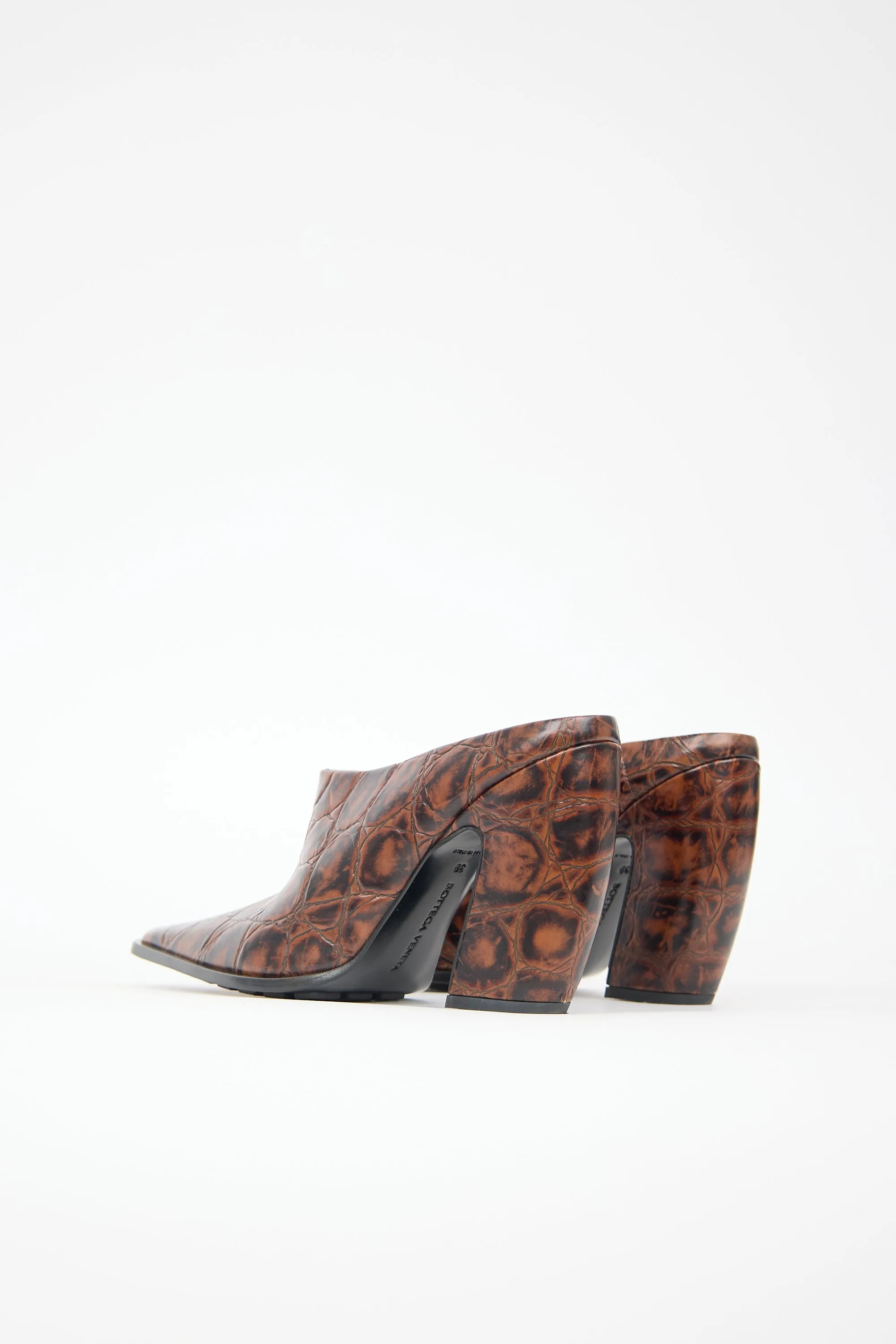 Embossed Leather Tex Mule sold by VSP Consignment product image thumbnail 4