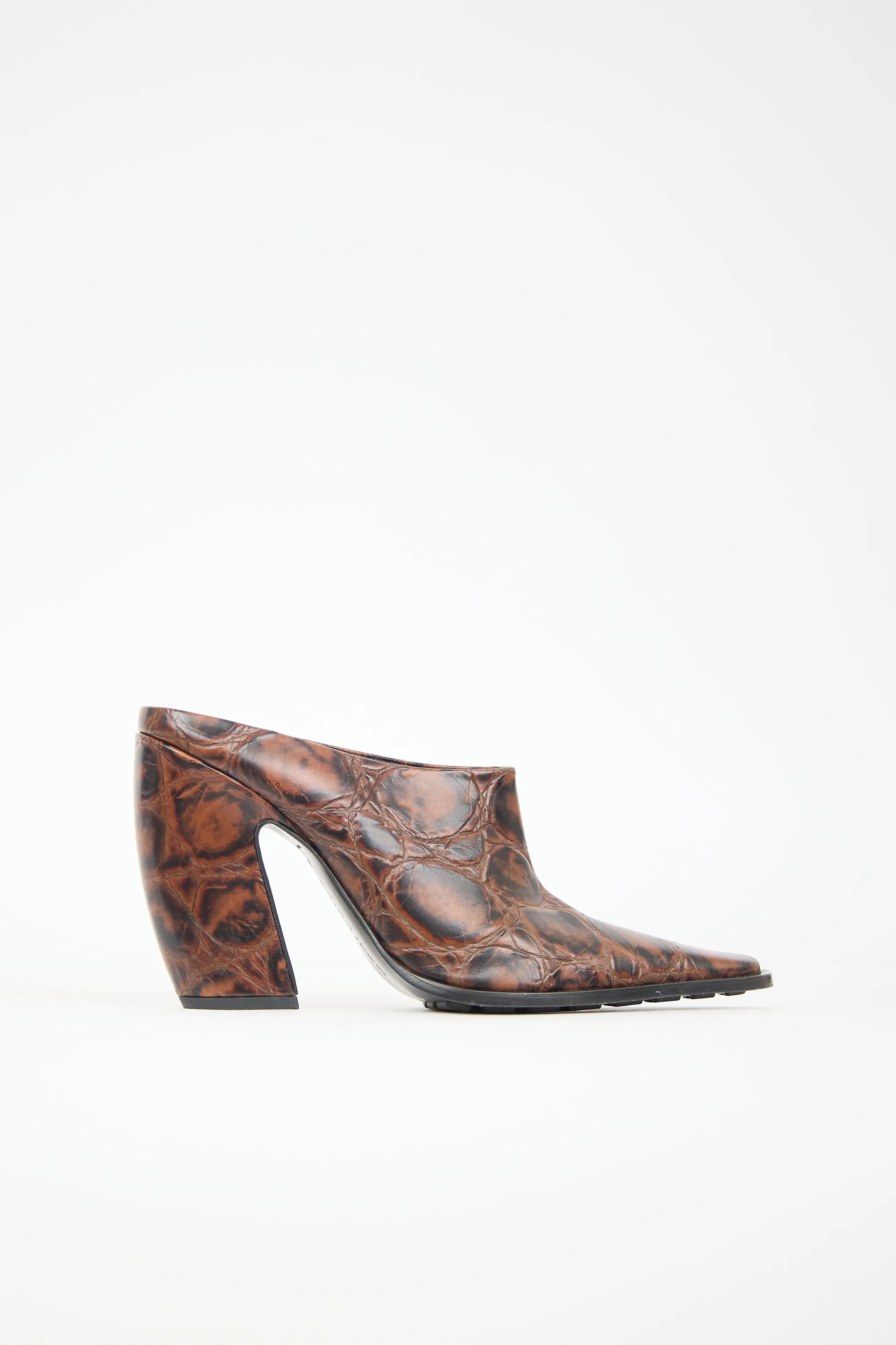 Embossed Leather Tex Mule sold by VSP Consignment