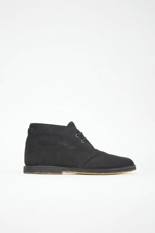 Suede Oran Lu Boot made by Yves Saint Laurent