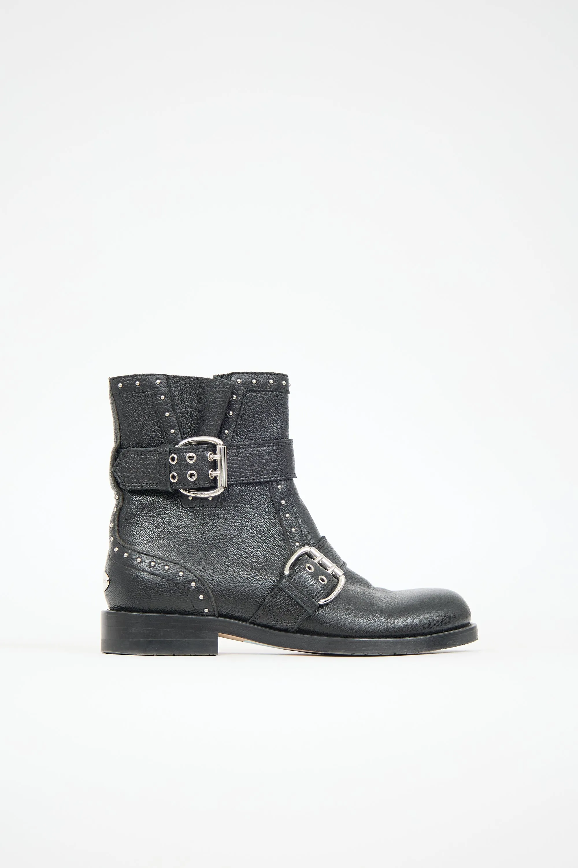Leather Blyss Biker Boot sold by VSP Consignment
