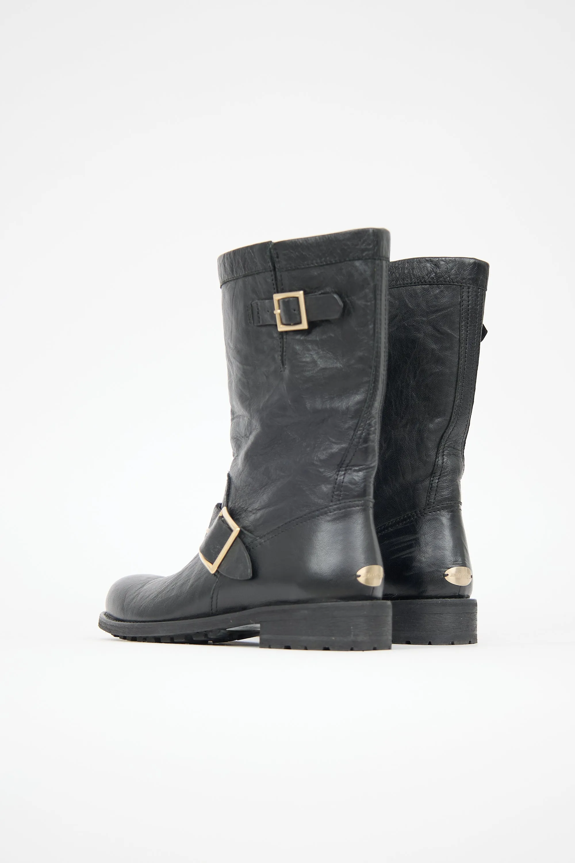 Leather Biker Boot sold by VSP Consignment product image thumbnail 3
