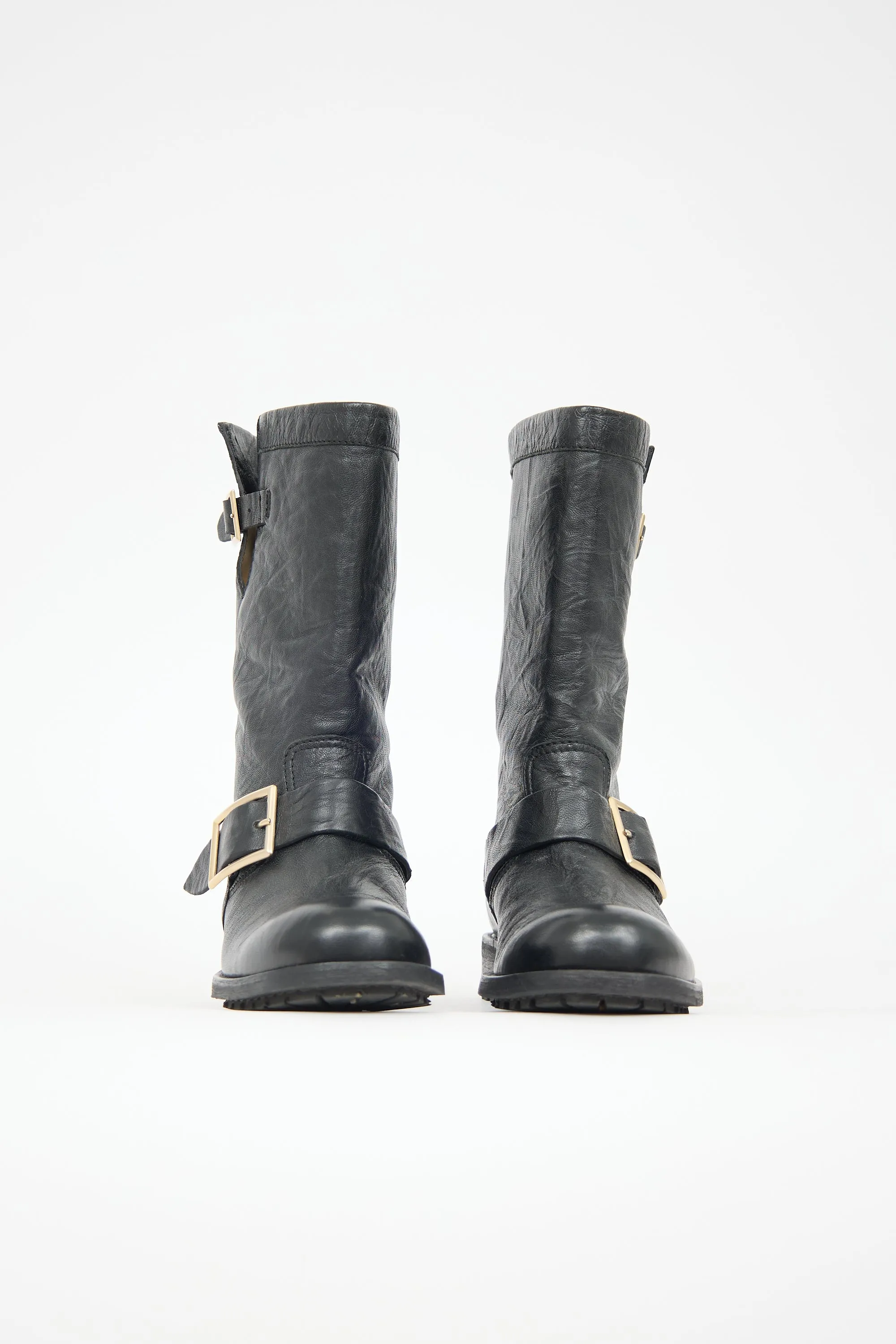 Leather Biker Boot sold by VSP Consignment product image thumbnail 4