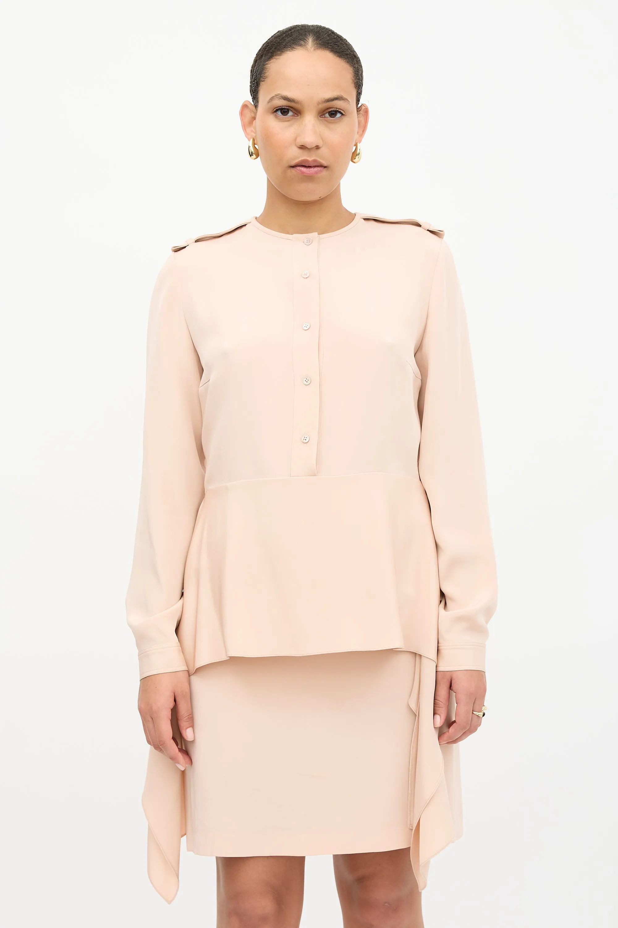Silk Shirt Dress sold by VSP Consignment product image thumbnail 2