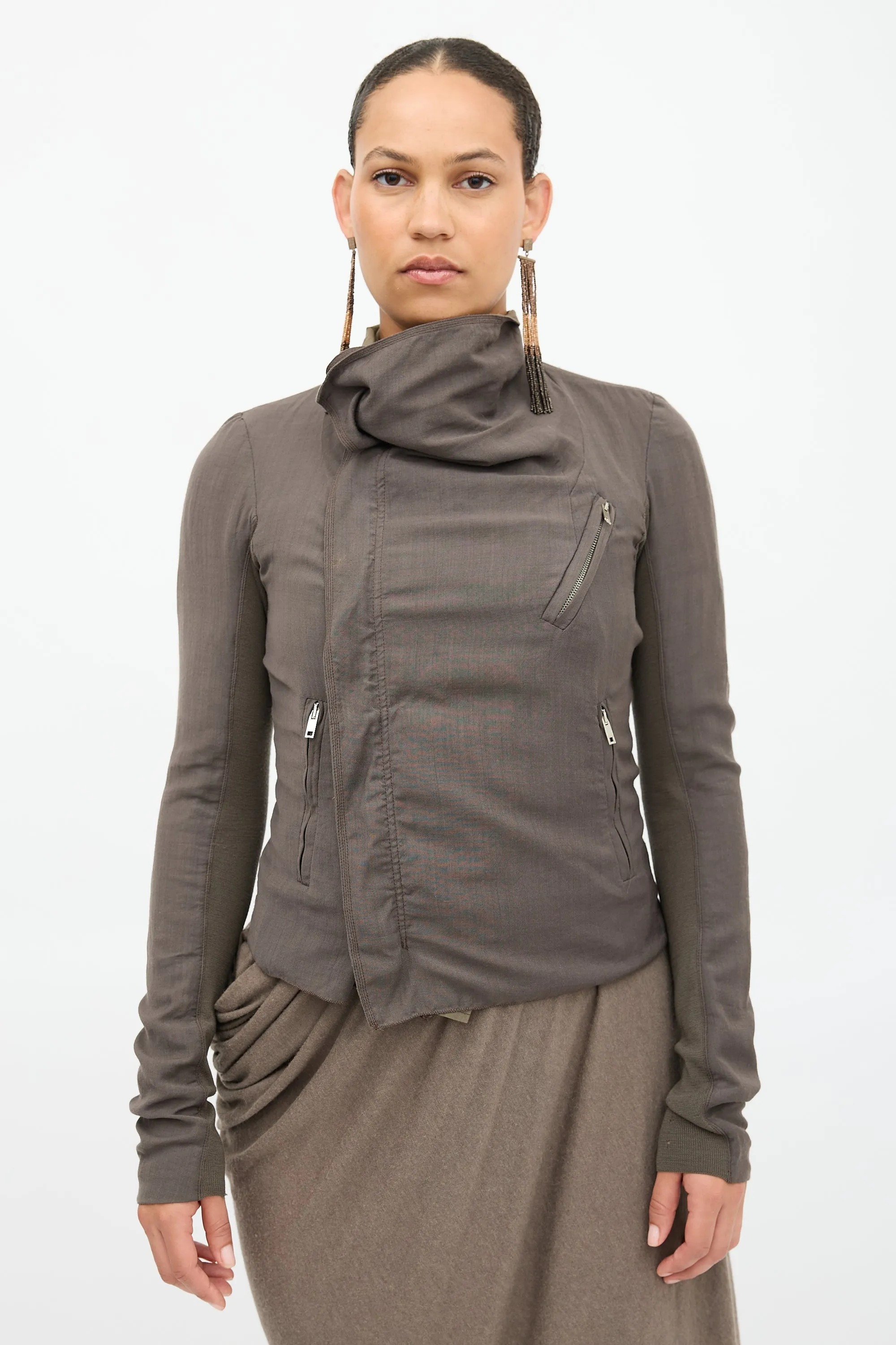 Wool Zip Jacket sold by VSP Consignment product image thumbnail 3