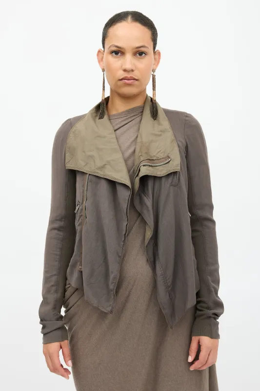 Wool Zip Jacket sold by VSP Consignment