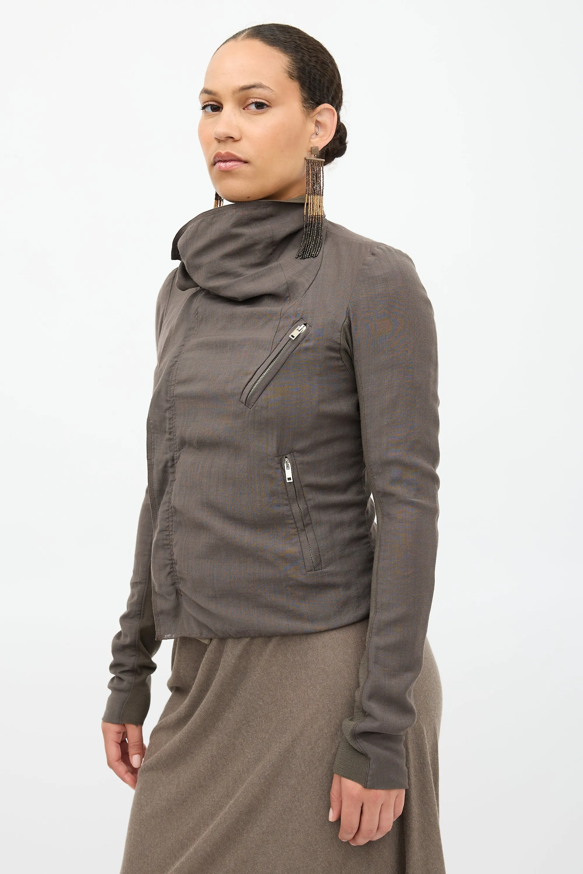 Wool Zip Jacket sold by VSP Consignment product image thumbnail 4