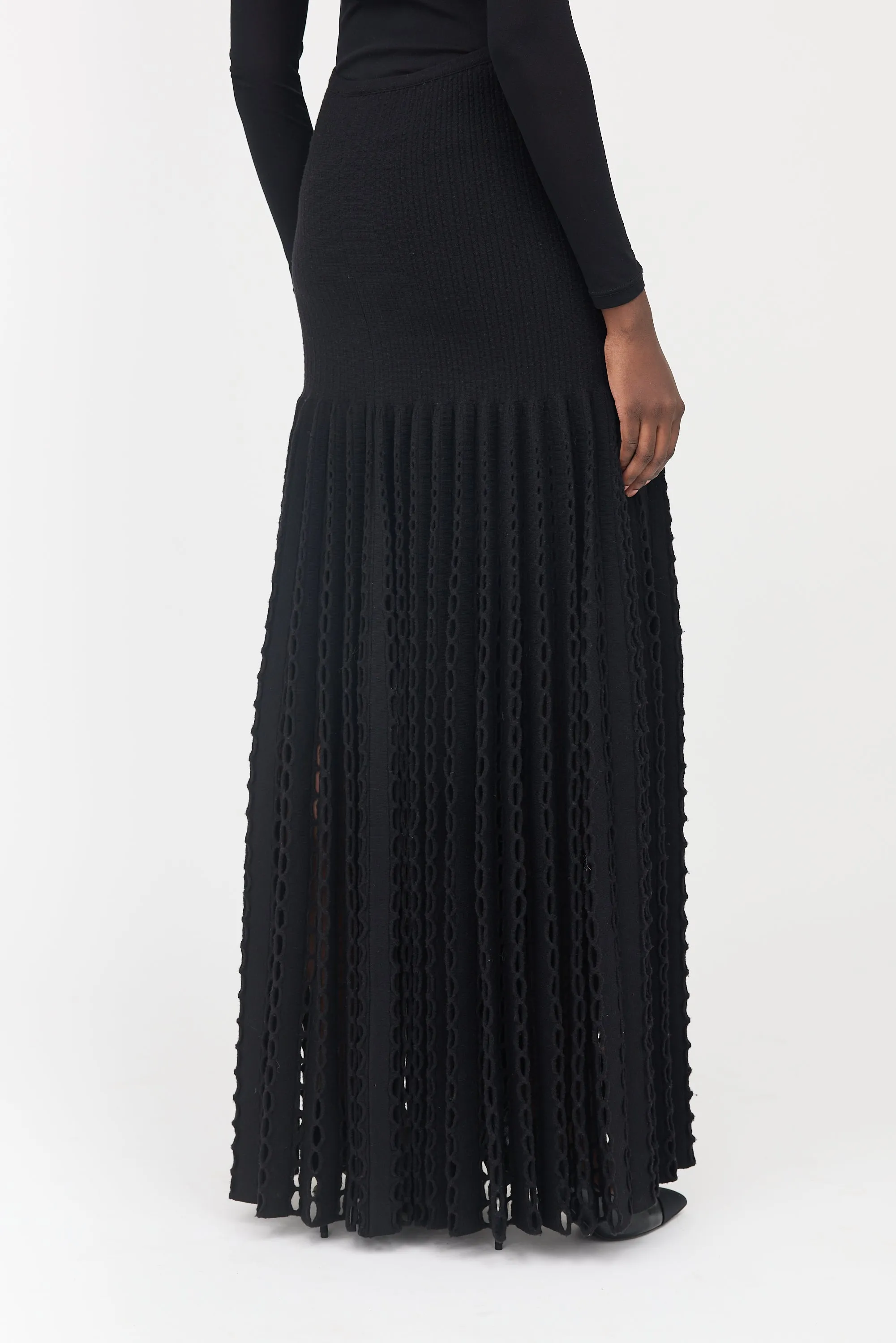 Knit Pleated Maxi Skirt sold by VSP Consignment product image thumbnail 4