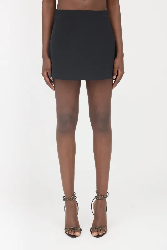 Silk Mini Skirt sold by VSP Consignment