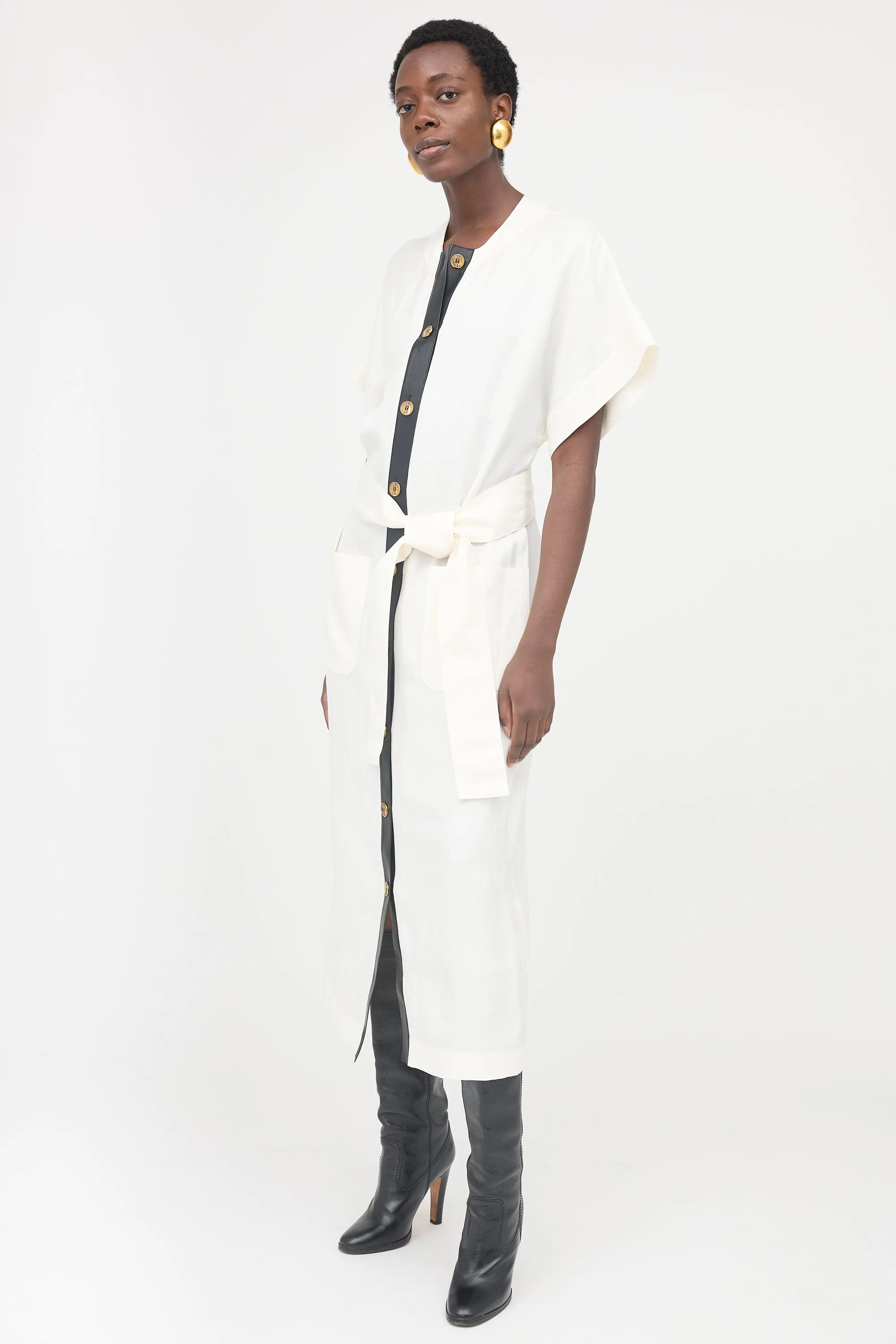 Silk & Linen Dress sold by VSP Consignment product image thumbnail 3