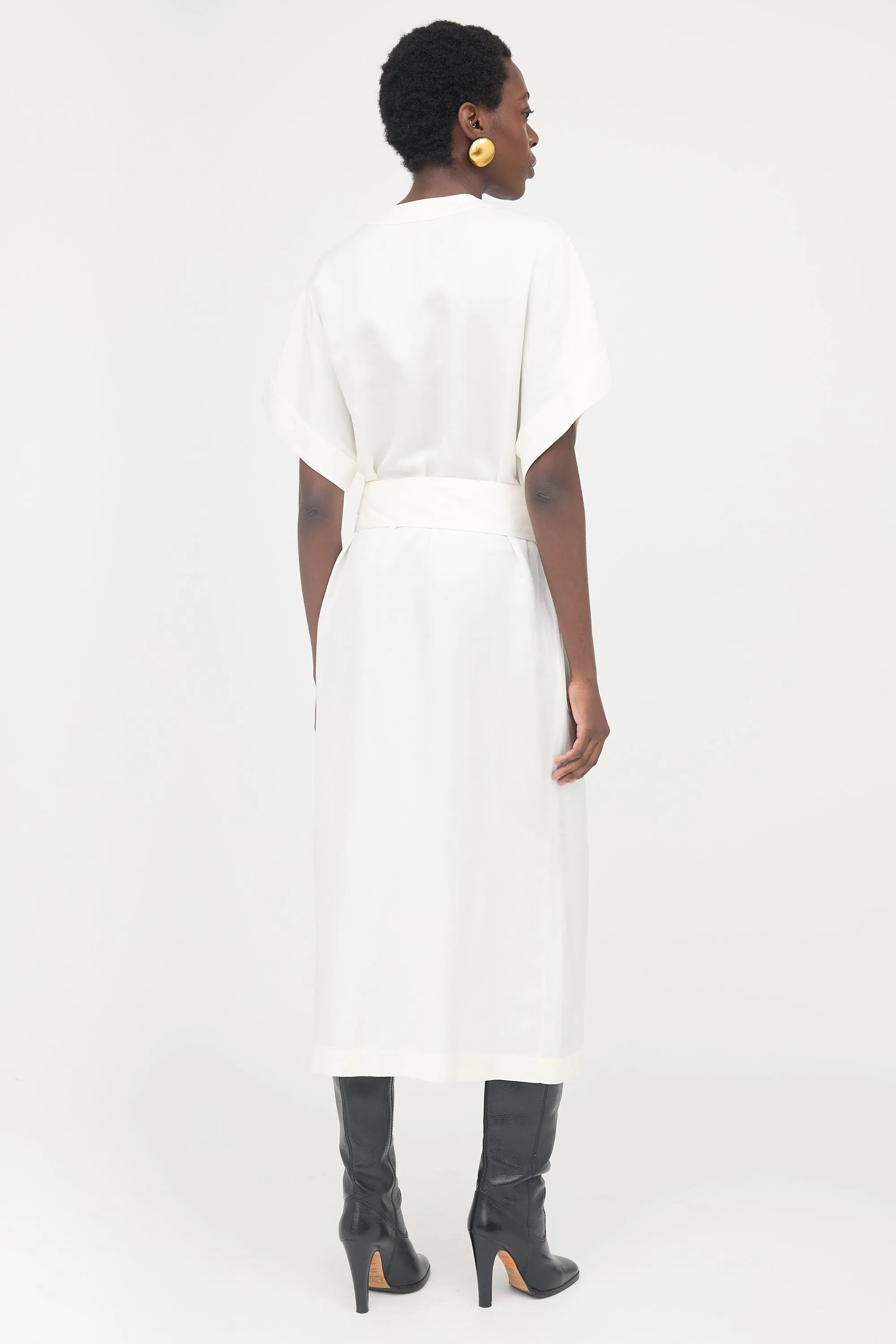 Silk & Linen Dress sold by VSP Consignment product image thumbnail 4