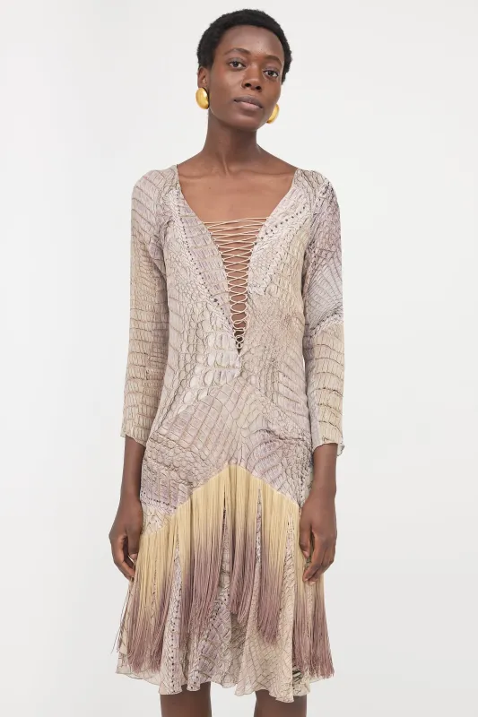 SS 2011 Silk Printed Dress sold by VSP Consignment