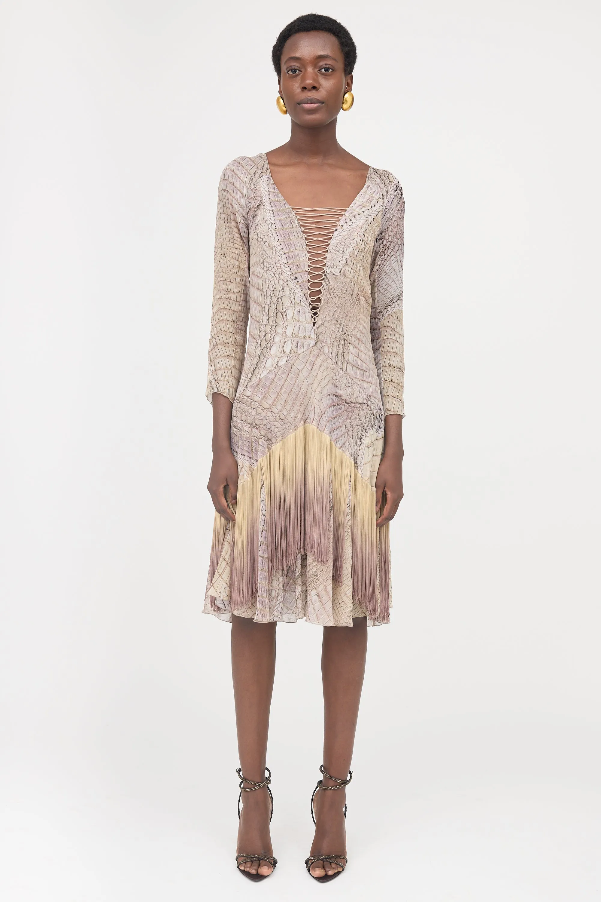 SS 2011 Silk Printed Dress sold by VSP Consignment product image thumbnail 2