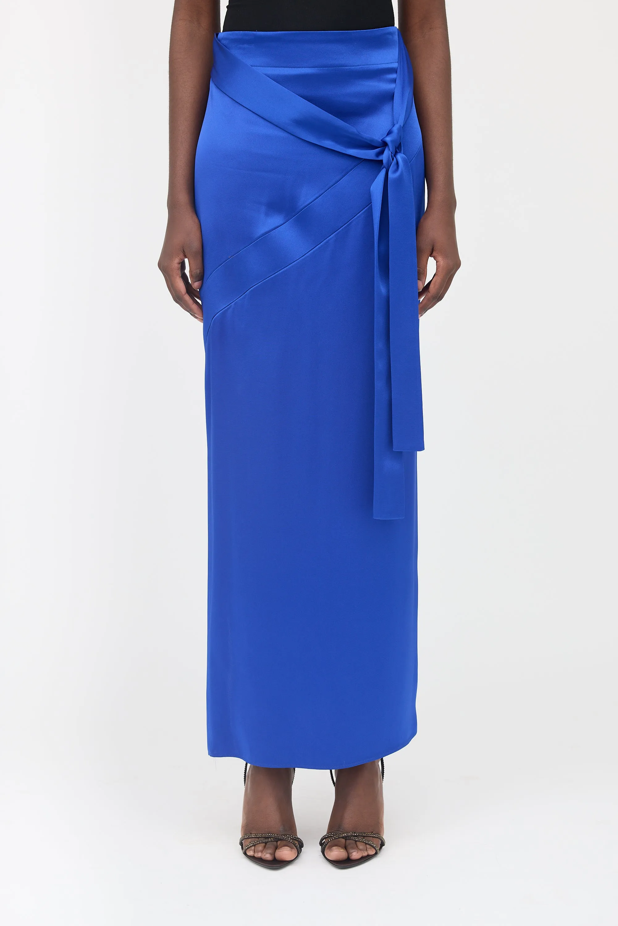 2022 Satin Maxi Skirt sold by VSP Consignment