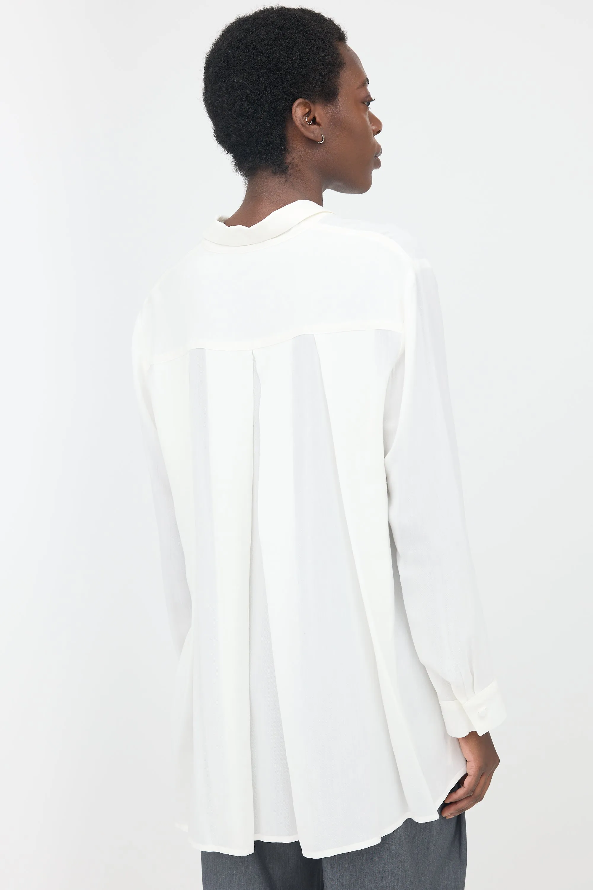 Sheer Pleated Blouse sold by VSP Consignment product image thumbnail 4