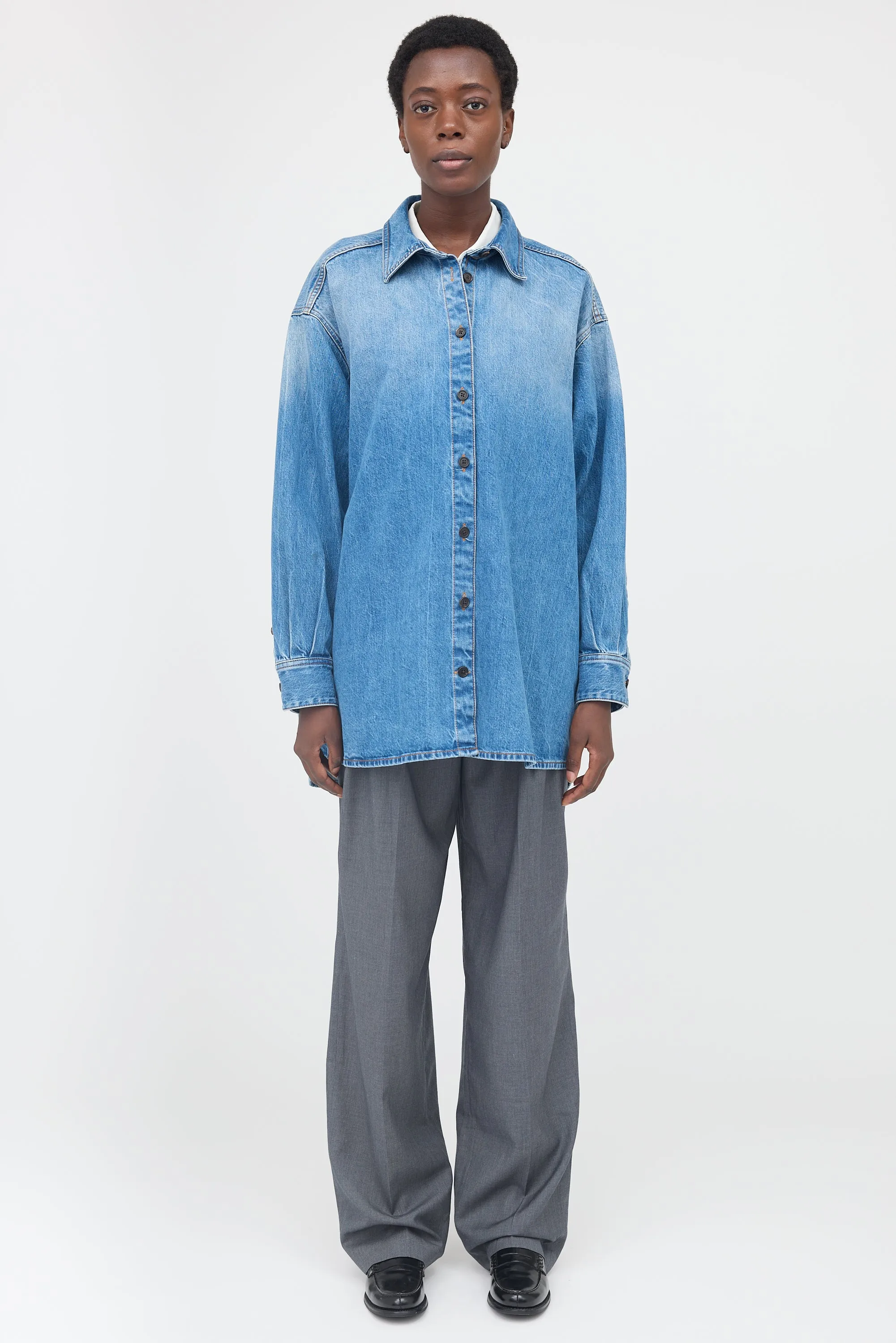 Denim Frannie Shirt sold by VSP Consignment product image thumbnail 2