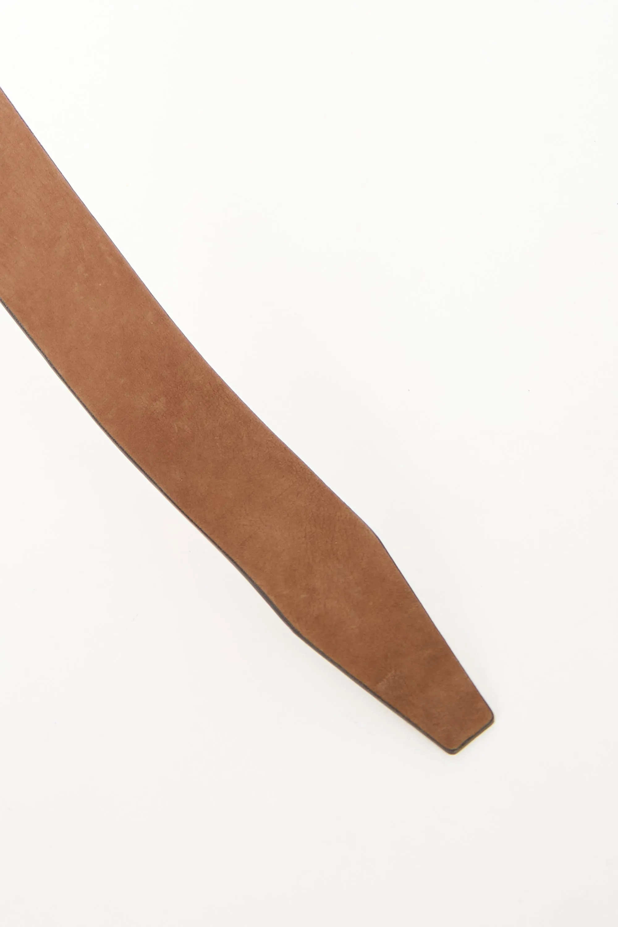 Suede Circular Buckle Belt sold by VSP Consignment product image thumbnail 3