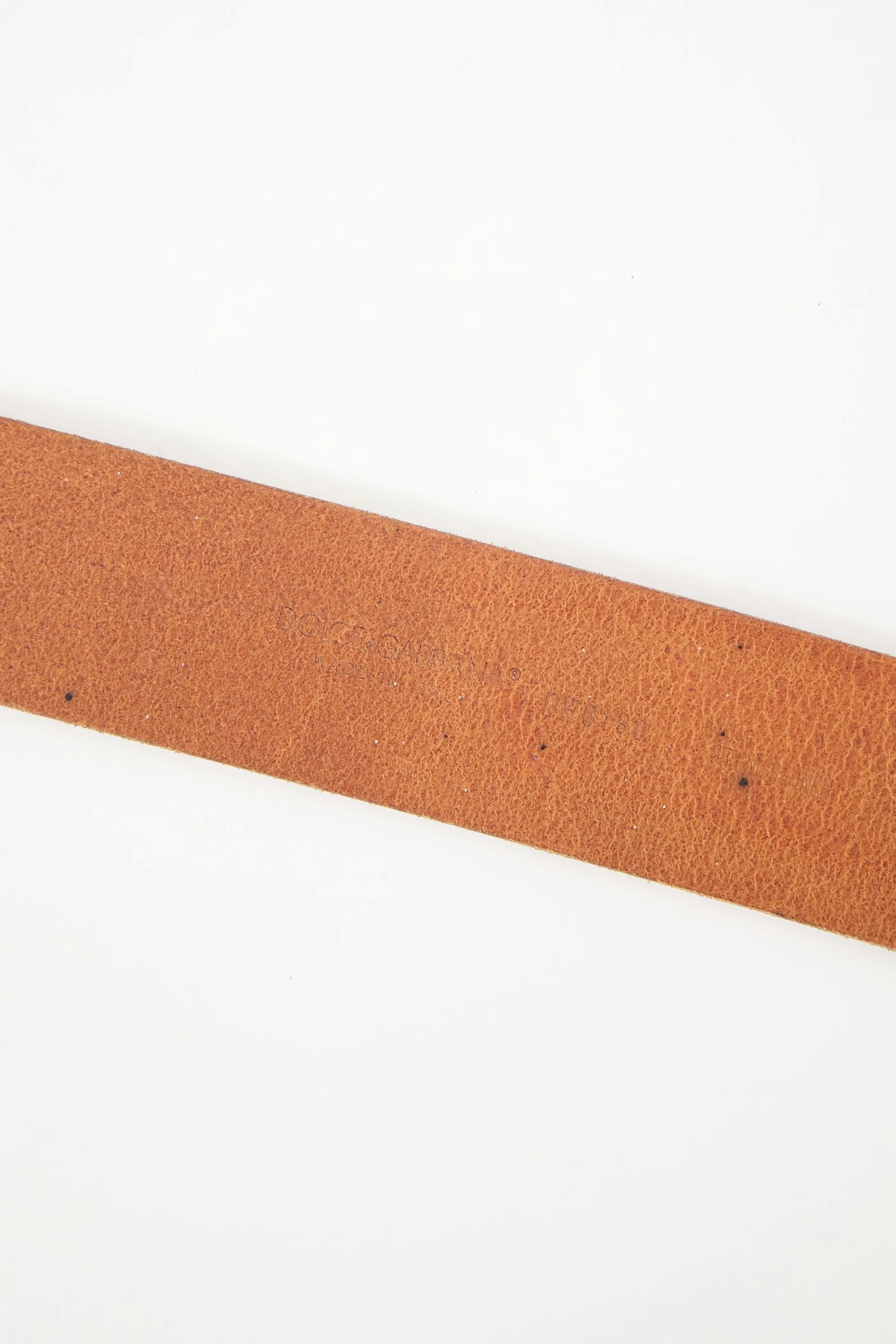 Leather Large Oval Buckle Belt sold by VSP Consignment product image thumbnail 4