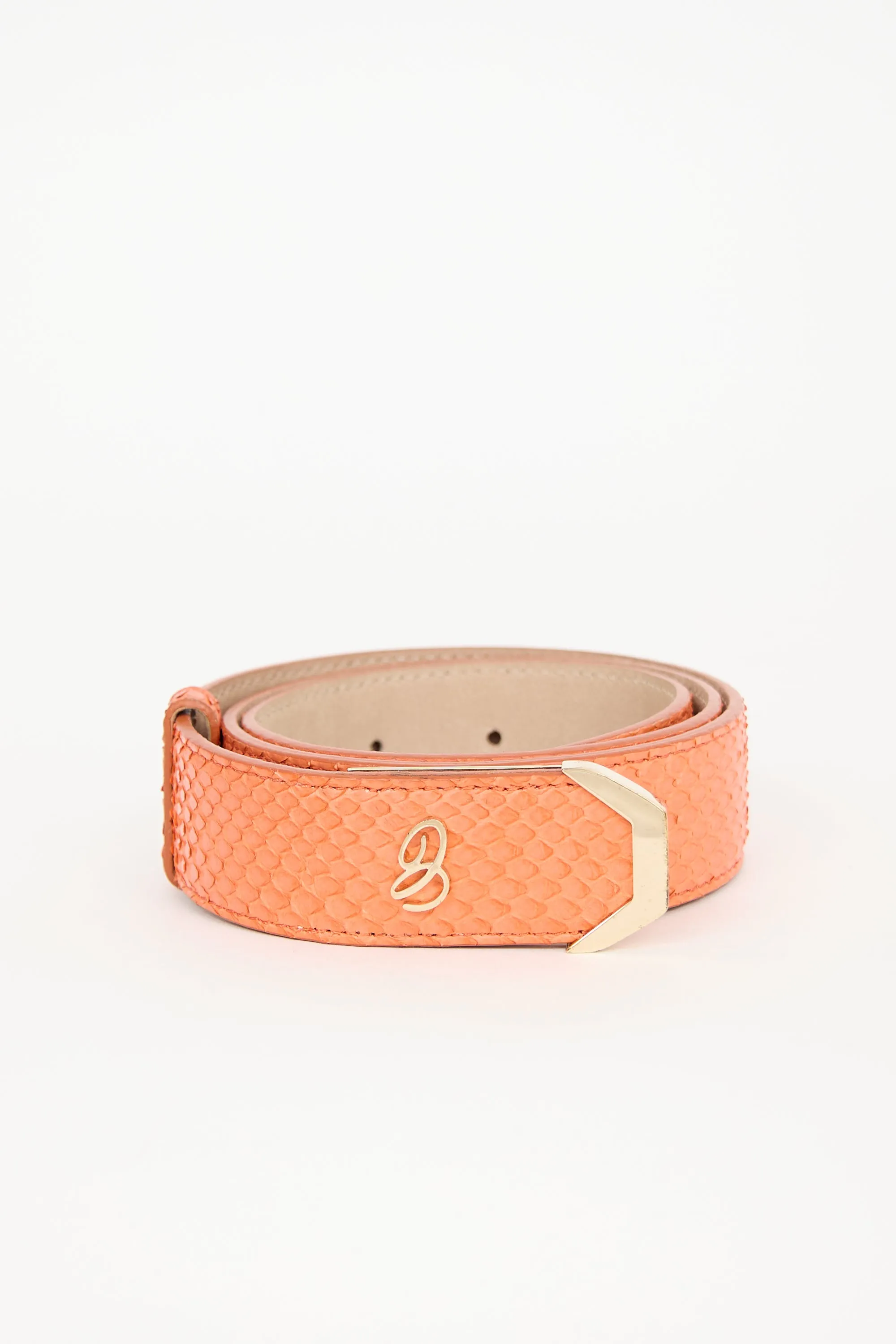 Textured Logo Belt sold by VSP Consignment