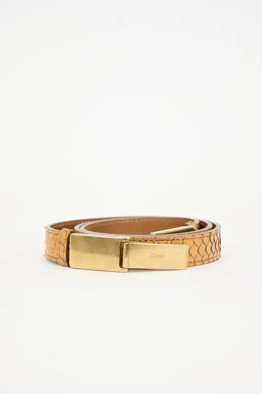 Textured Thin Belt sold by VSP Consignment