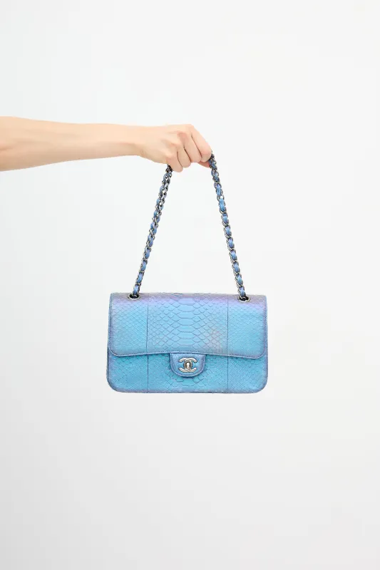 2015 Exotic Leather Iridescent Classic Double Flap Bag sold by VSP Consignment