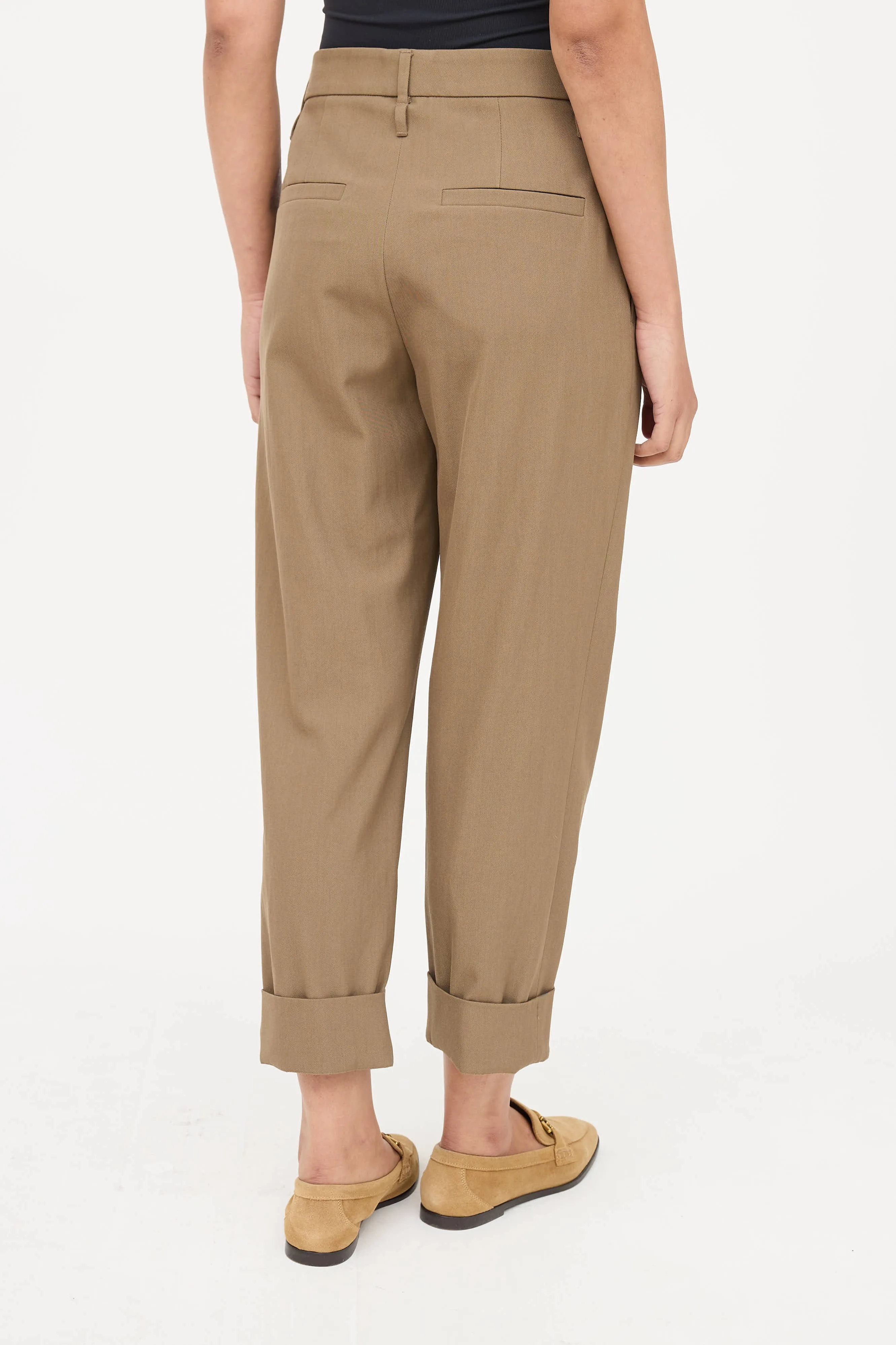 Pleated Cuff Pant sold by VSP Consignment product image thumbnail 4
