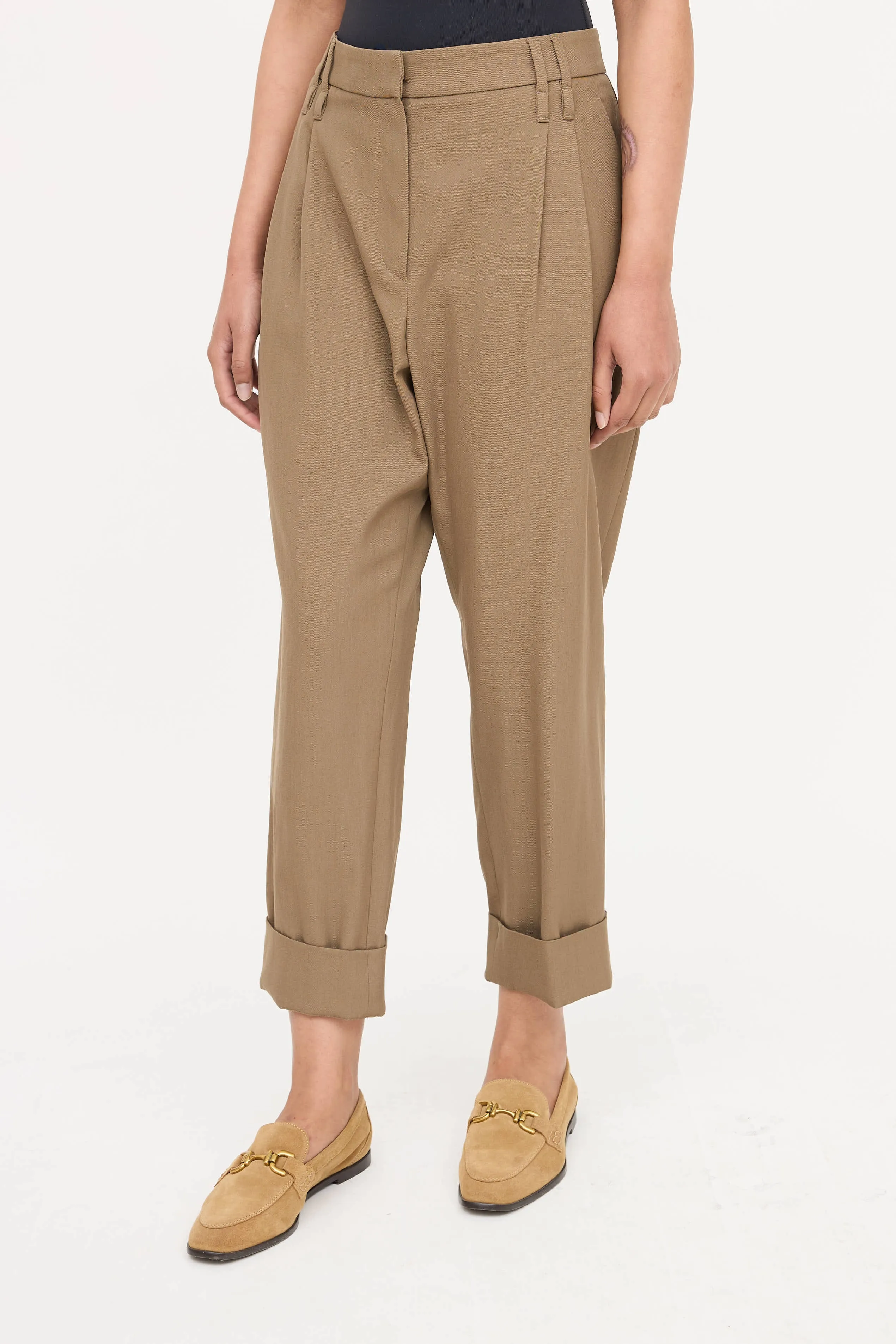 Pleated Cuff Pant sold by VSP Consignment product image thumbnail 2
