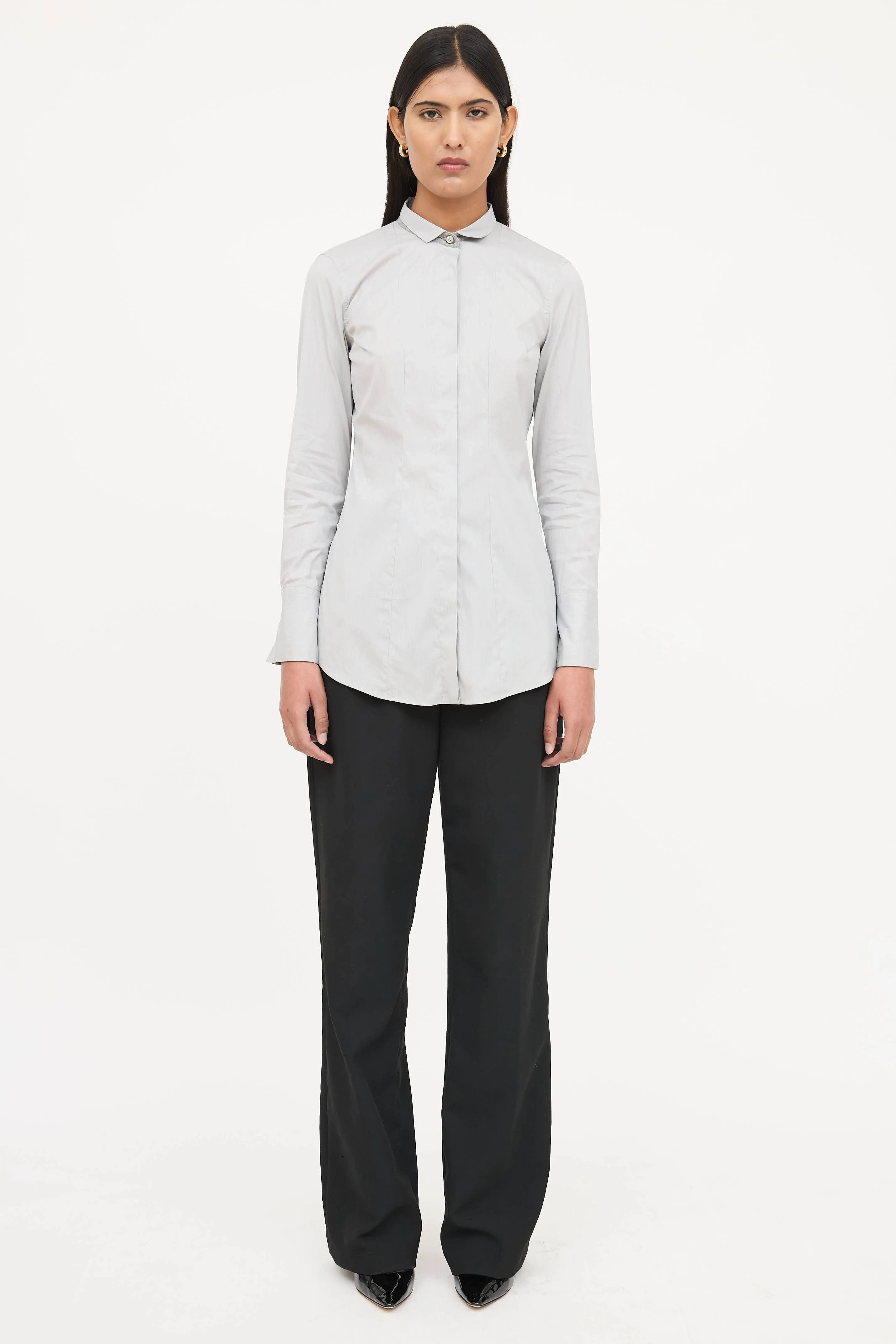 Cotton Monili Button Up Shirt sold by VSP Consignment product image thumbnail 2