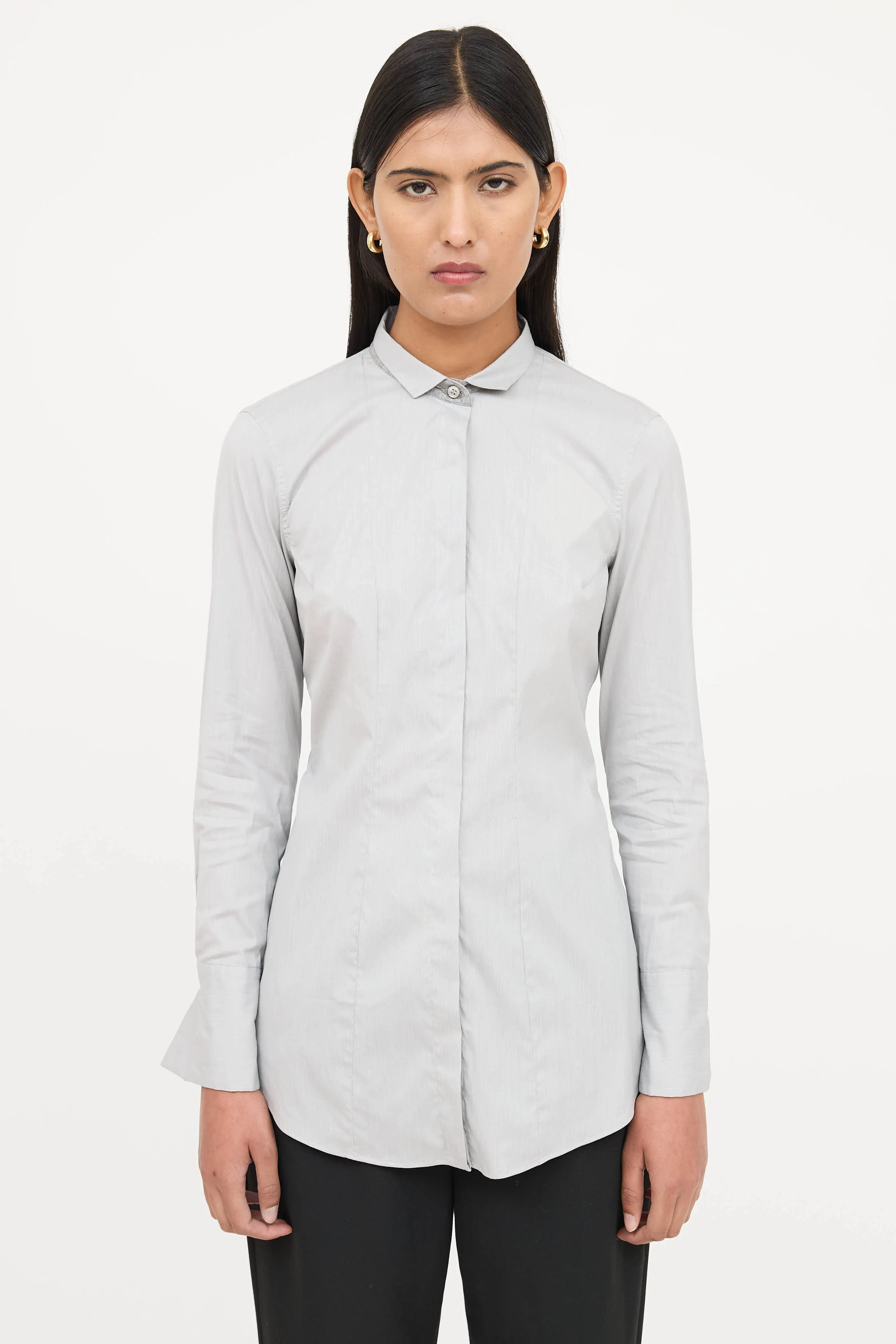 Cotton Monili Button Up Shirt sold by VSP Consignment product image thumbnail 3