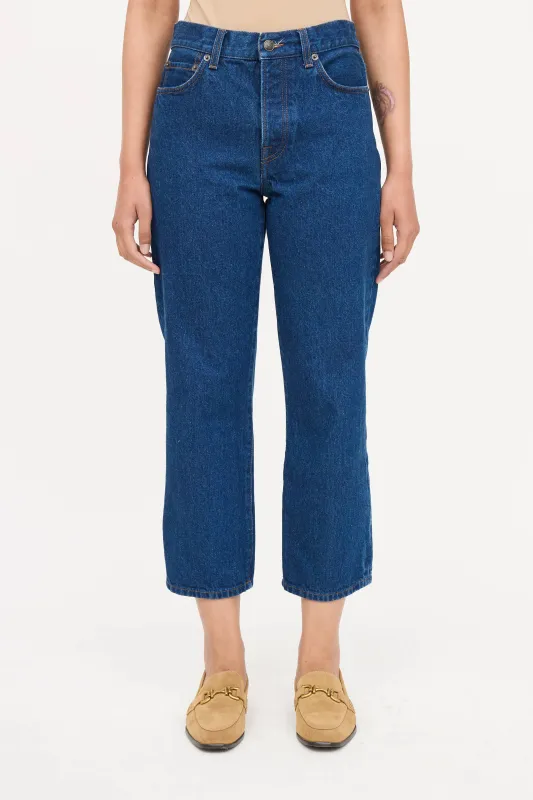 Lesley Straight Leg Jeans made by The Row