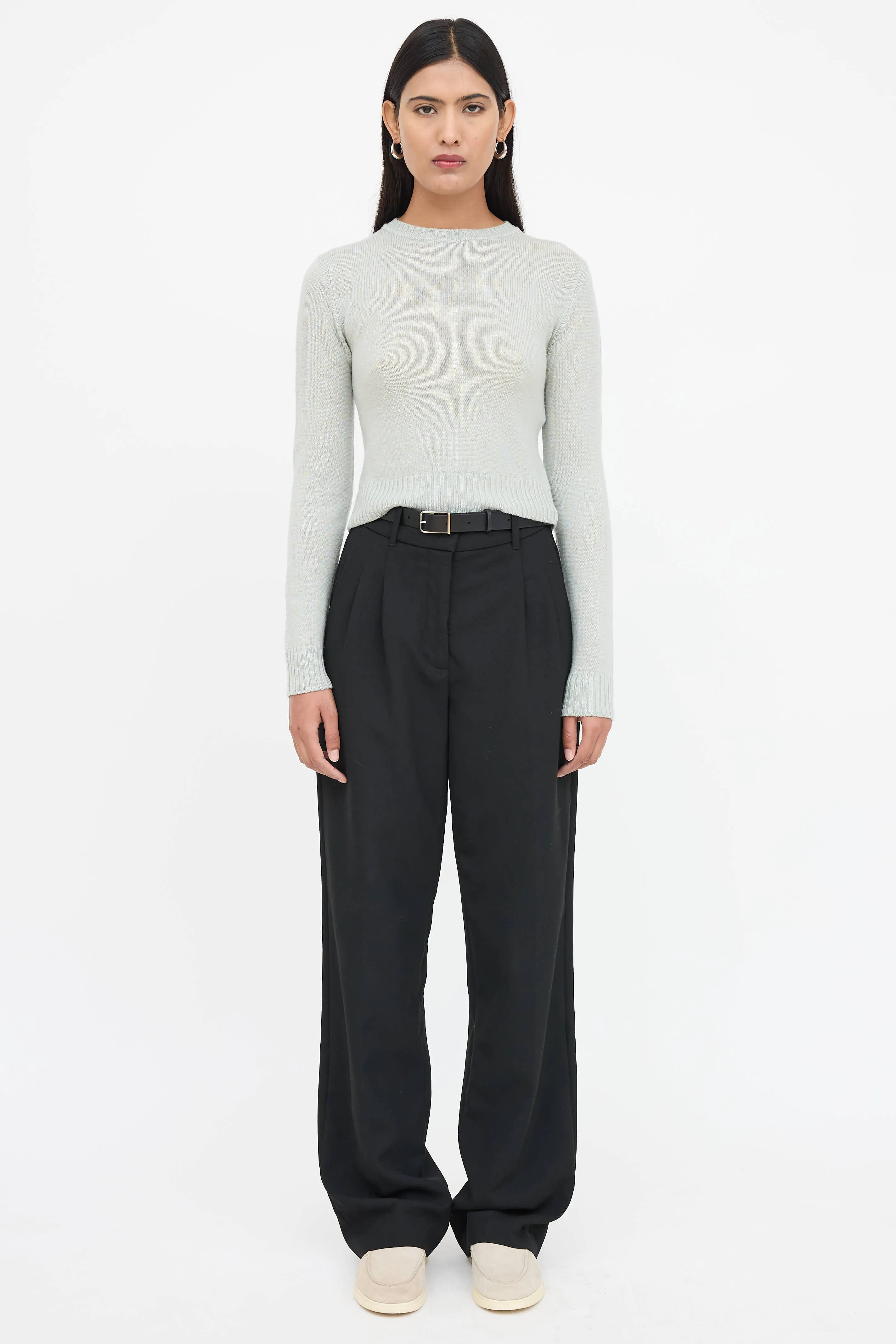 Plus Wool Cropped Sweater sold by VSP Consignment product image thumbnail 2
