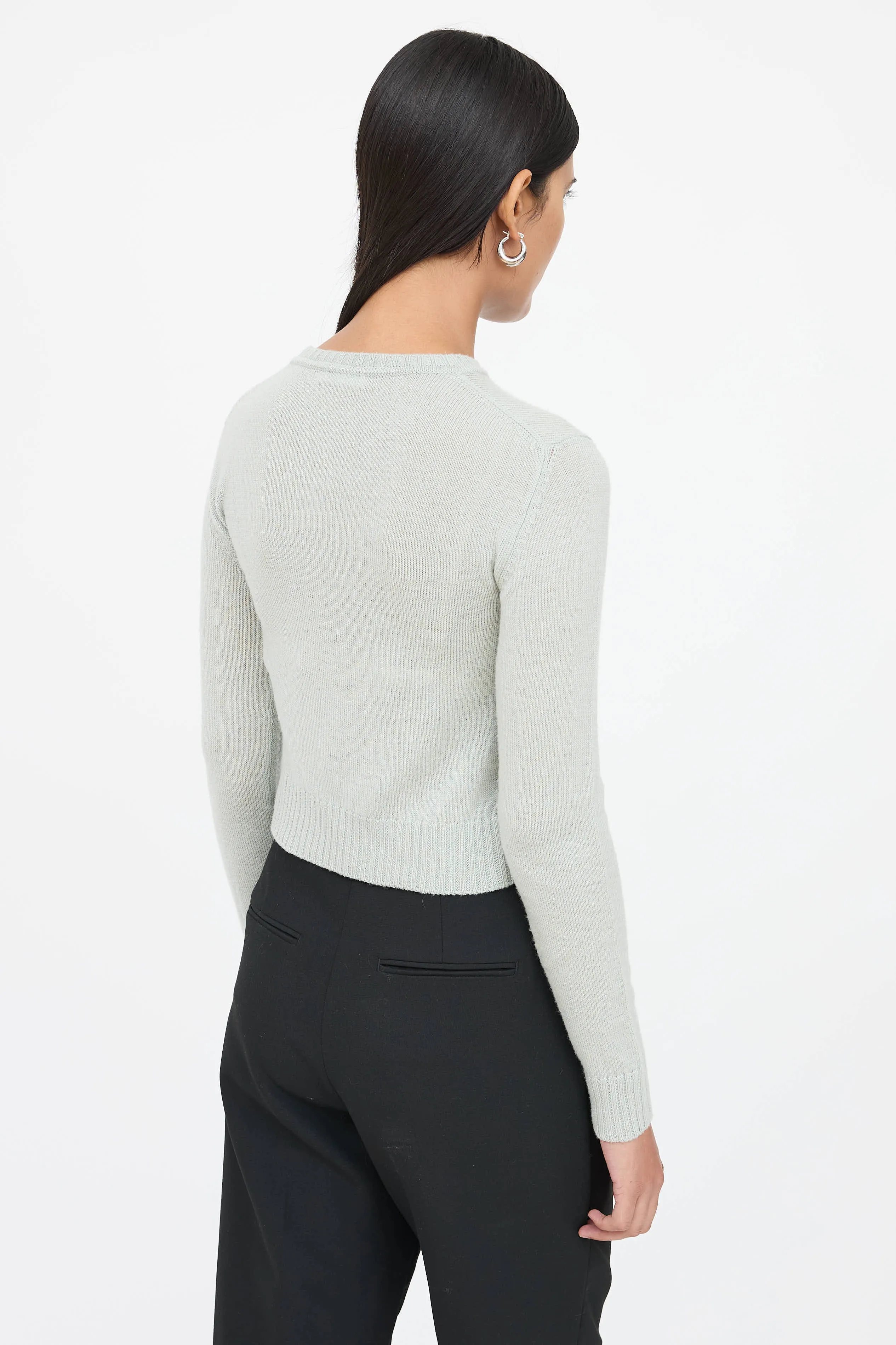 Plus Wool Cropped Sweater sold by VSP Consignment product image thumbnail 4