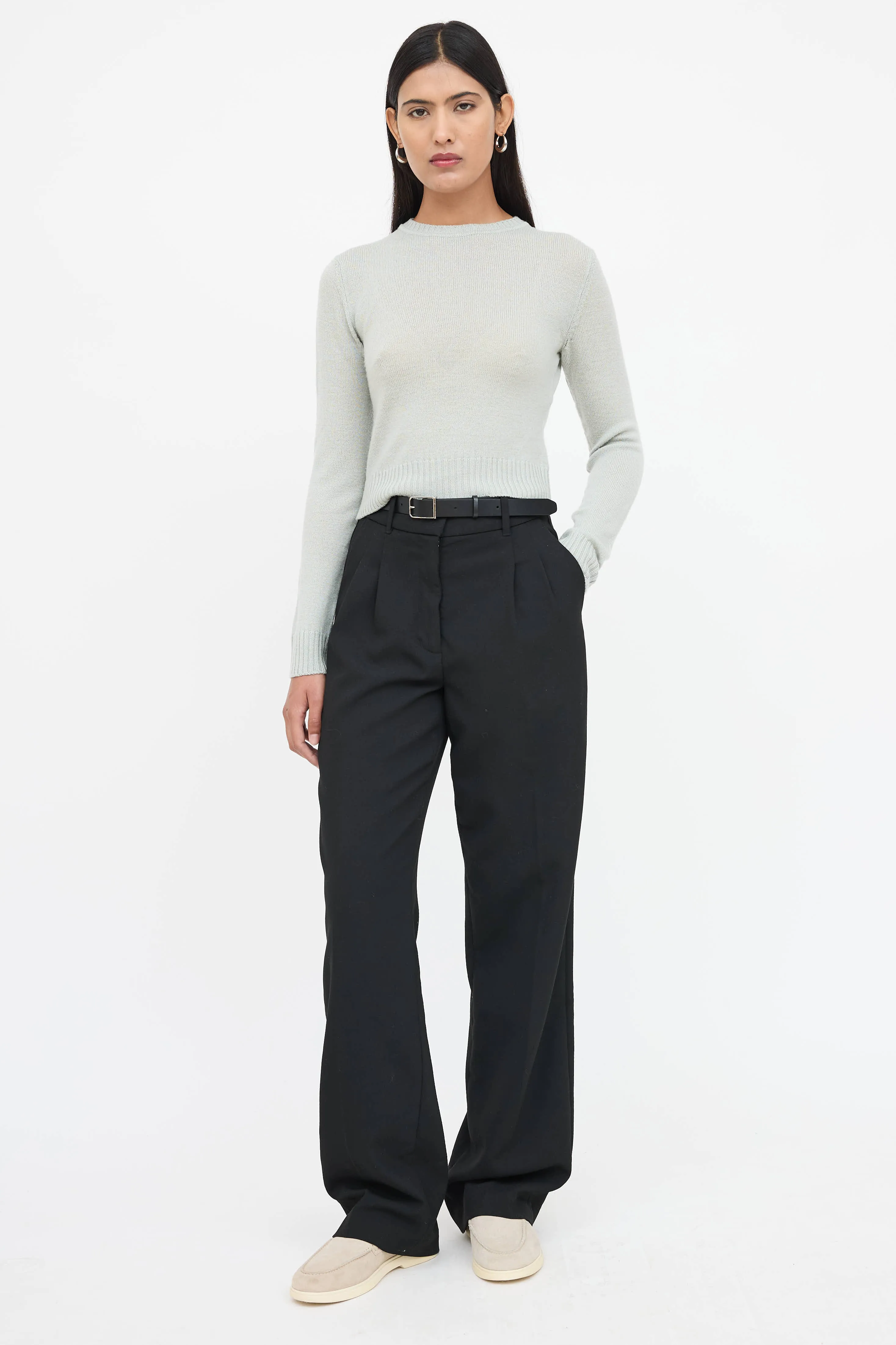 Plus Wool Cropped Sweater sold by VSP Consignment product image thumbnail 5