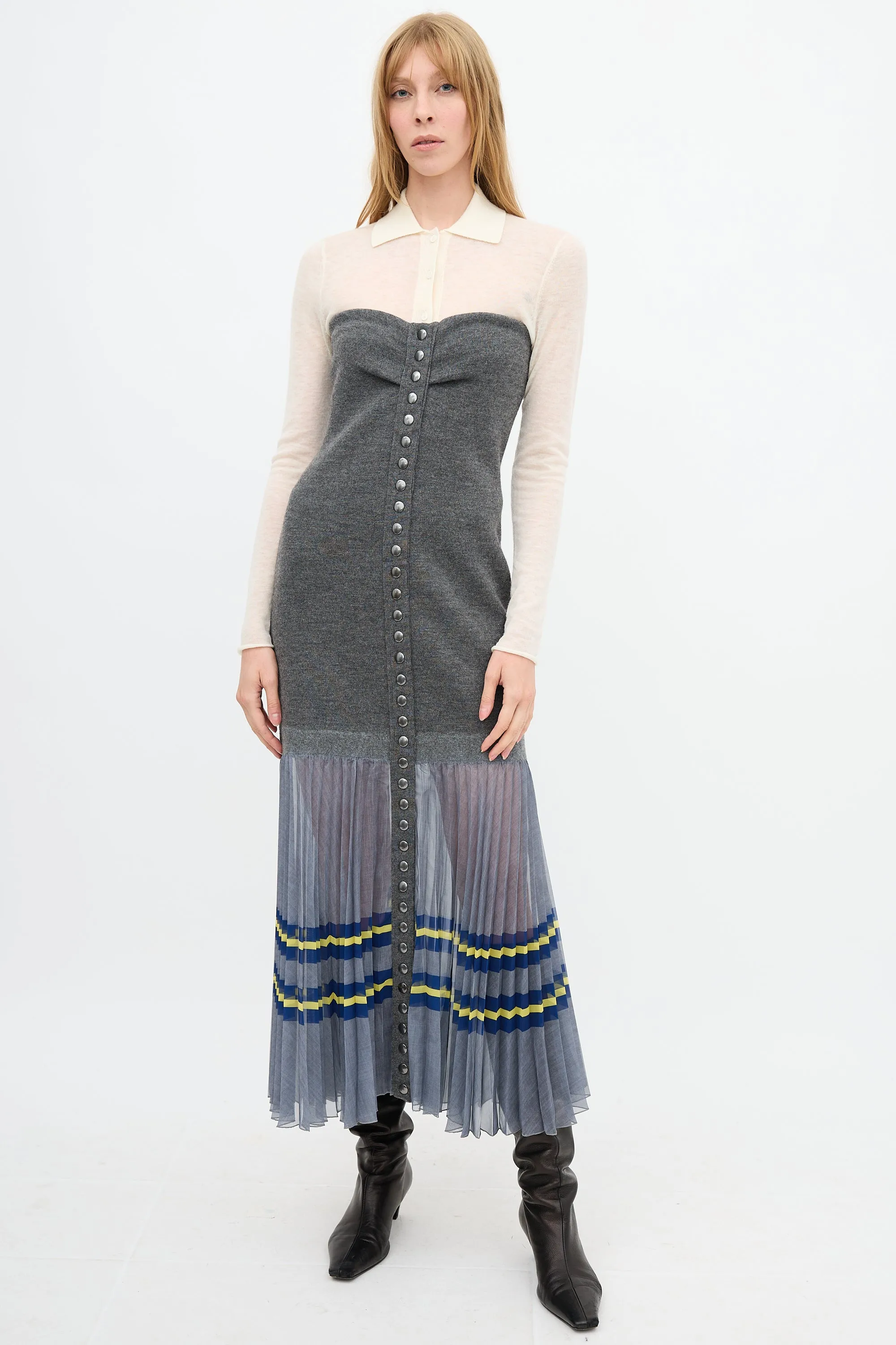 Fall 2021 Strapless Mixed Dress sold by VSP Consignment product image thumbnail 2