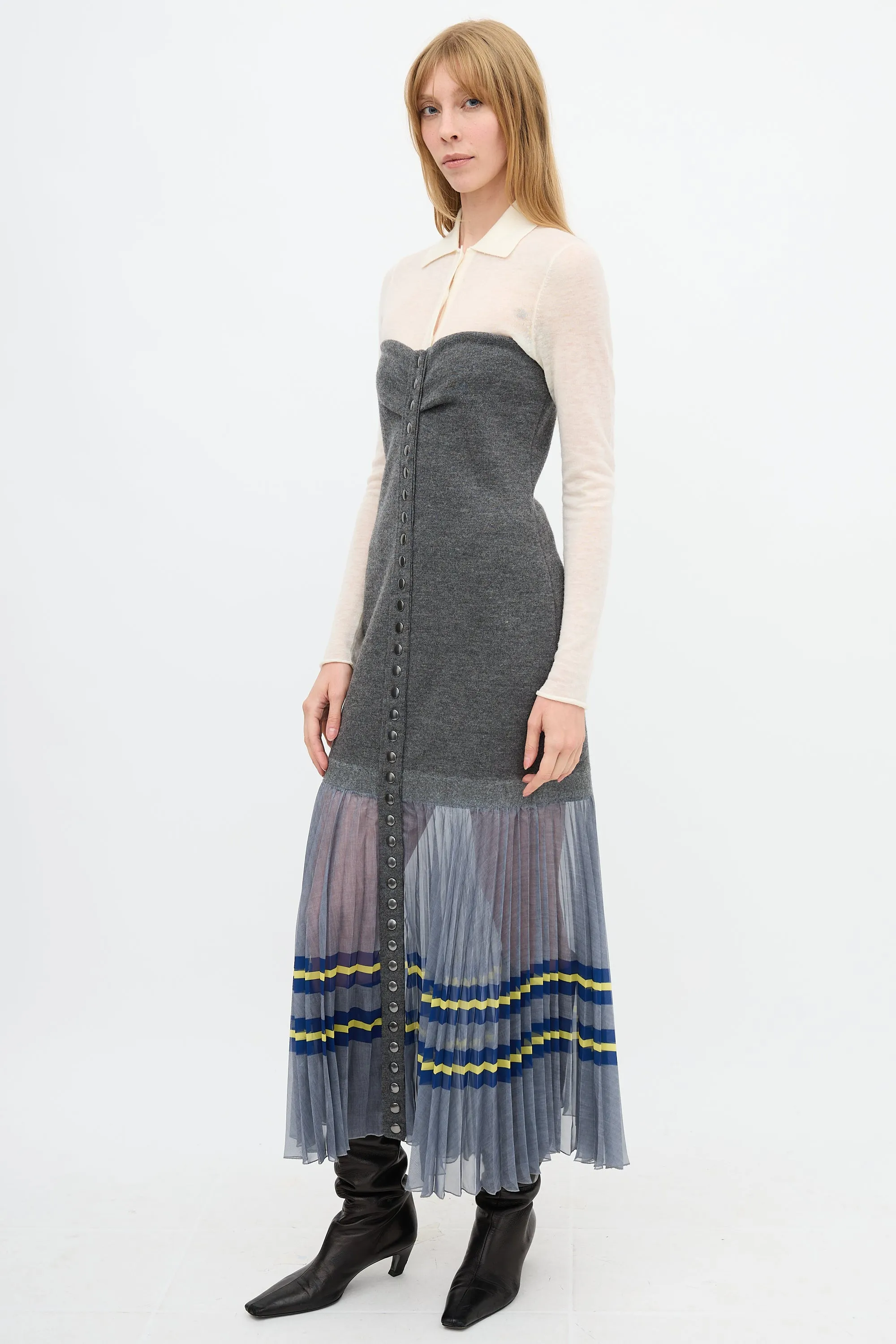 Fall 2021 Strapless Mixed Dress sold by VSP Consignment product image thumbnail 3