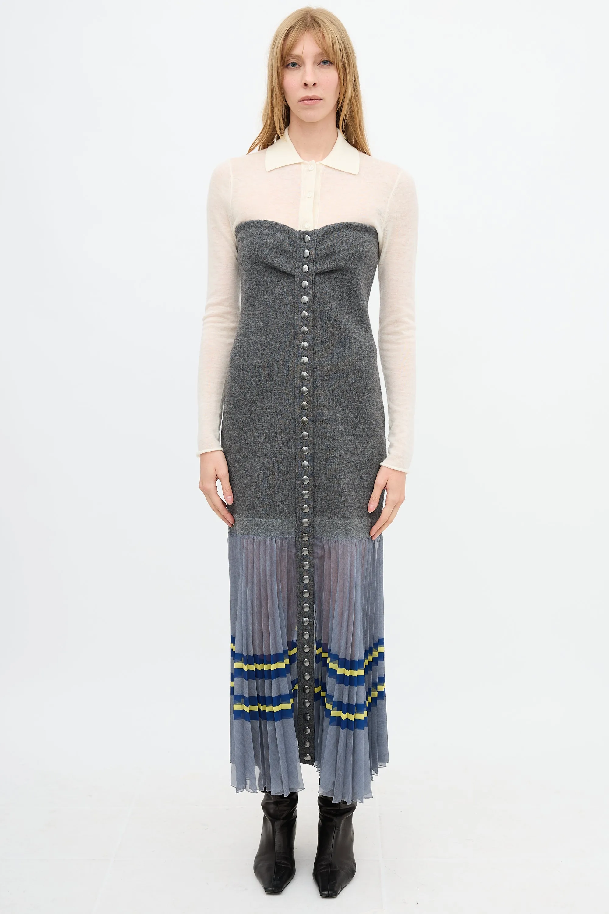 Fall 2021 Strapless Mixed Dress sold by VSP Consignment