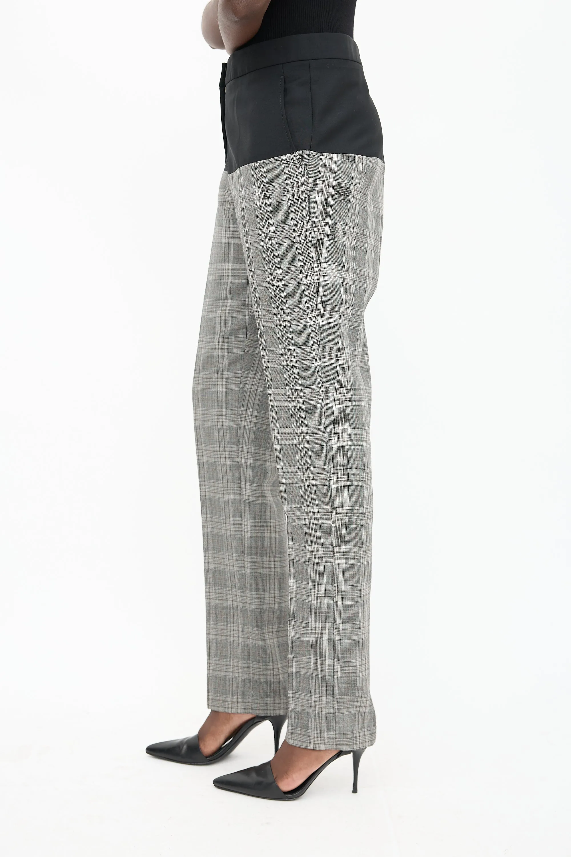 Wool Glen Check Trouser sold by VSP Consignment product image thumbnail 3