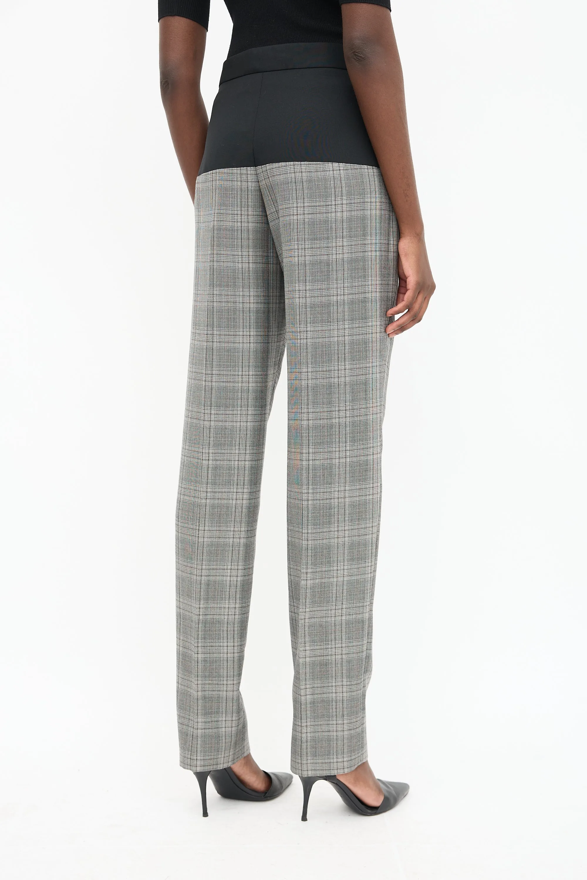 Wool Glen Check Trouser sold by VSP Consignment product image thumbnail 4