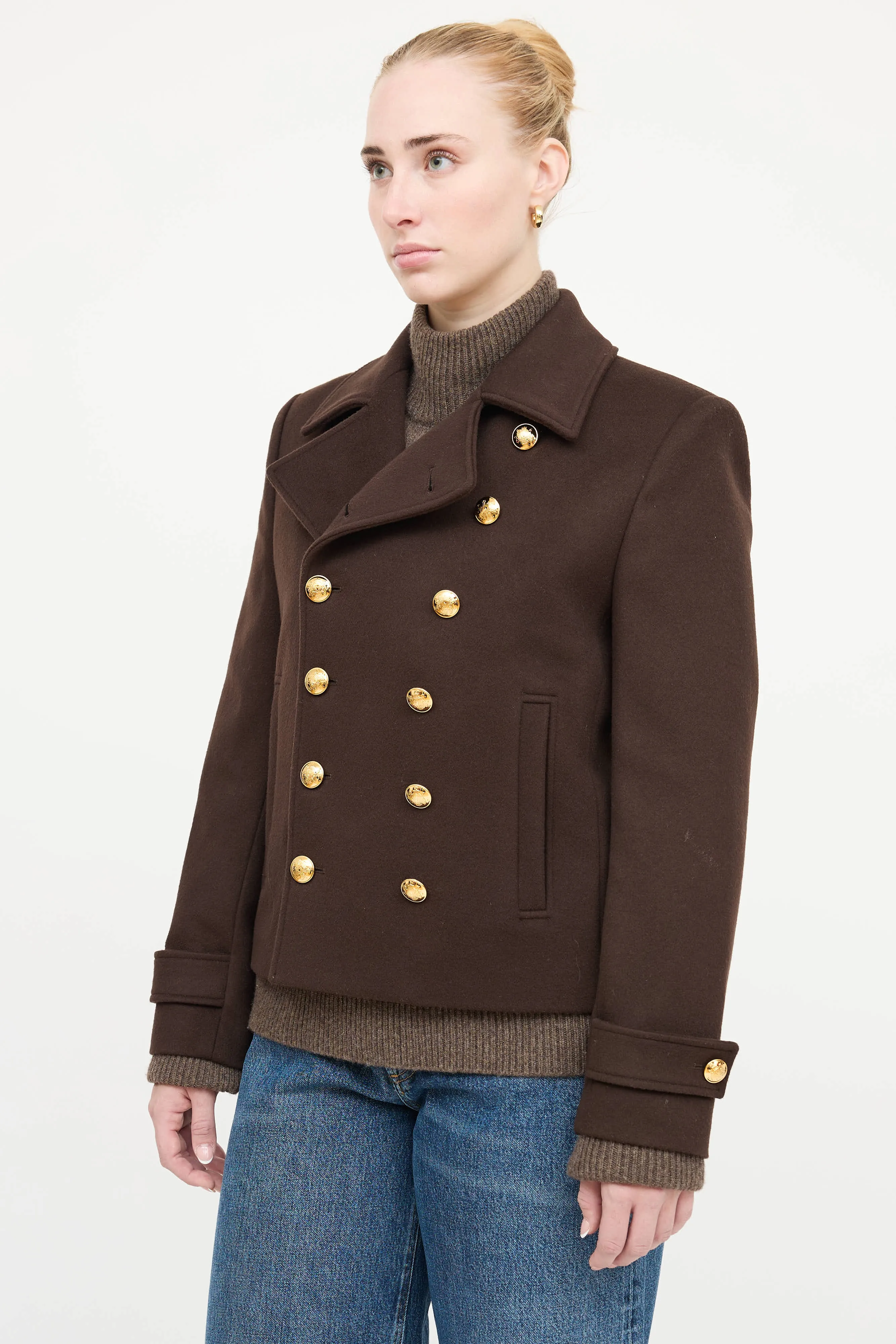 Wool Pea Coat sold by VSP Consignment product image thumbnail 3