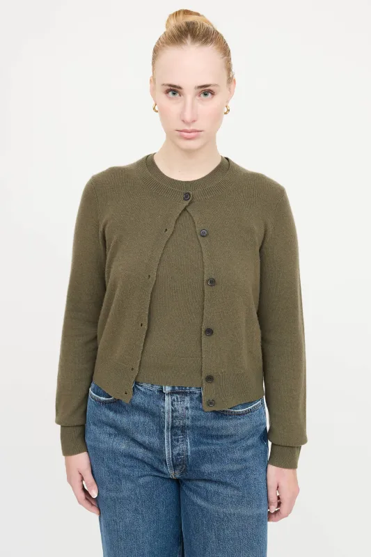 Cashmere Cardigan Co-Ord Set sold by VSP Consignment