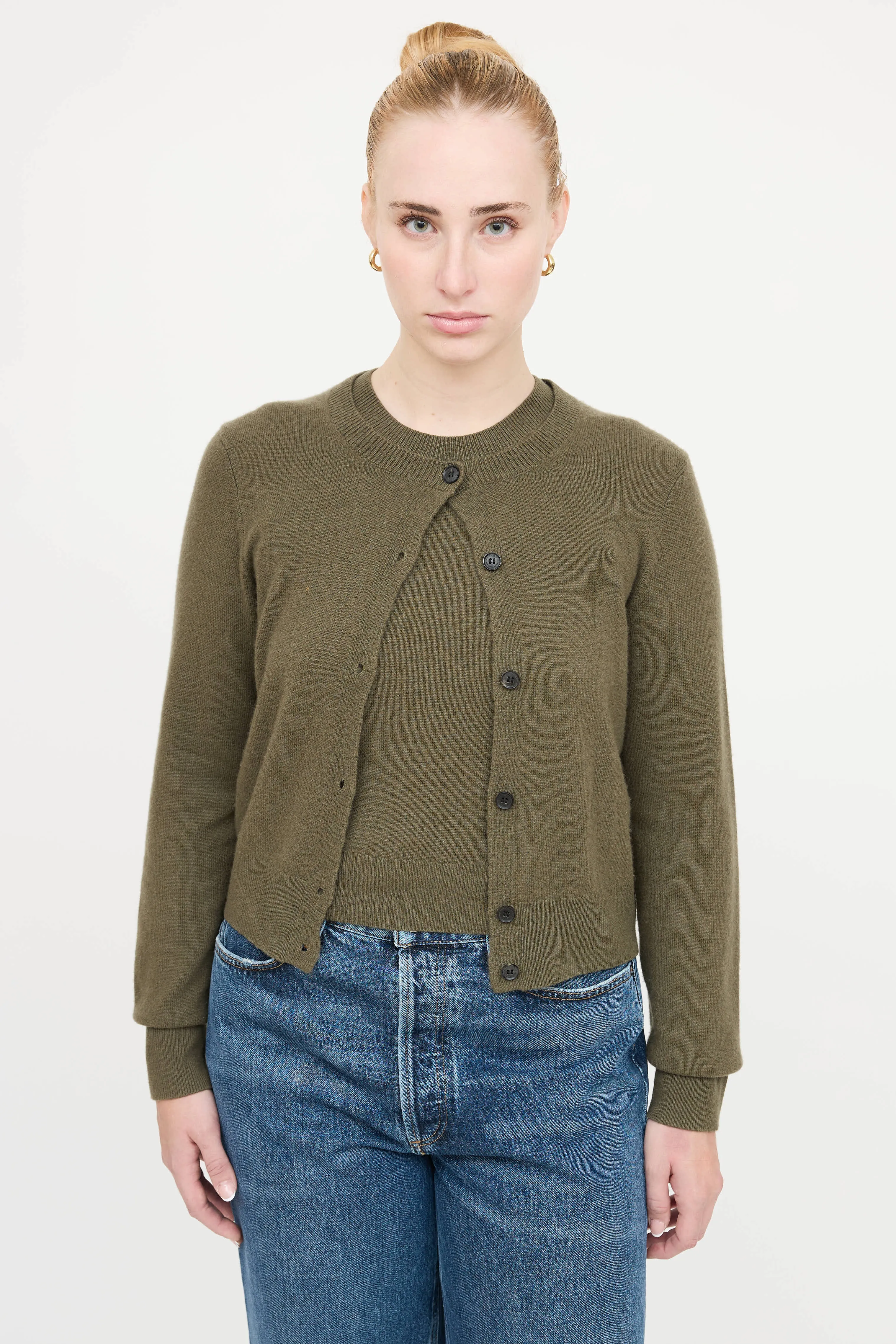 Cashmere Cardigan Co-Ord Set sold by VSP Consignment