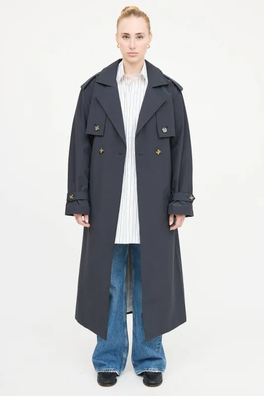 Double Breasted Trench Coat sold by VSP Consignment