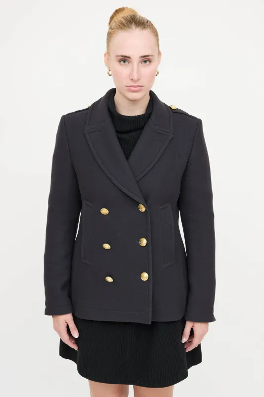 Wool Military Coat sold by VSP Consignment
