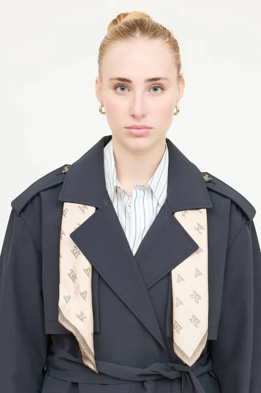 Silk Logo Scarf made by MaxMara