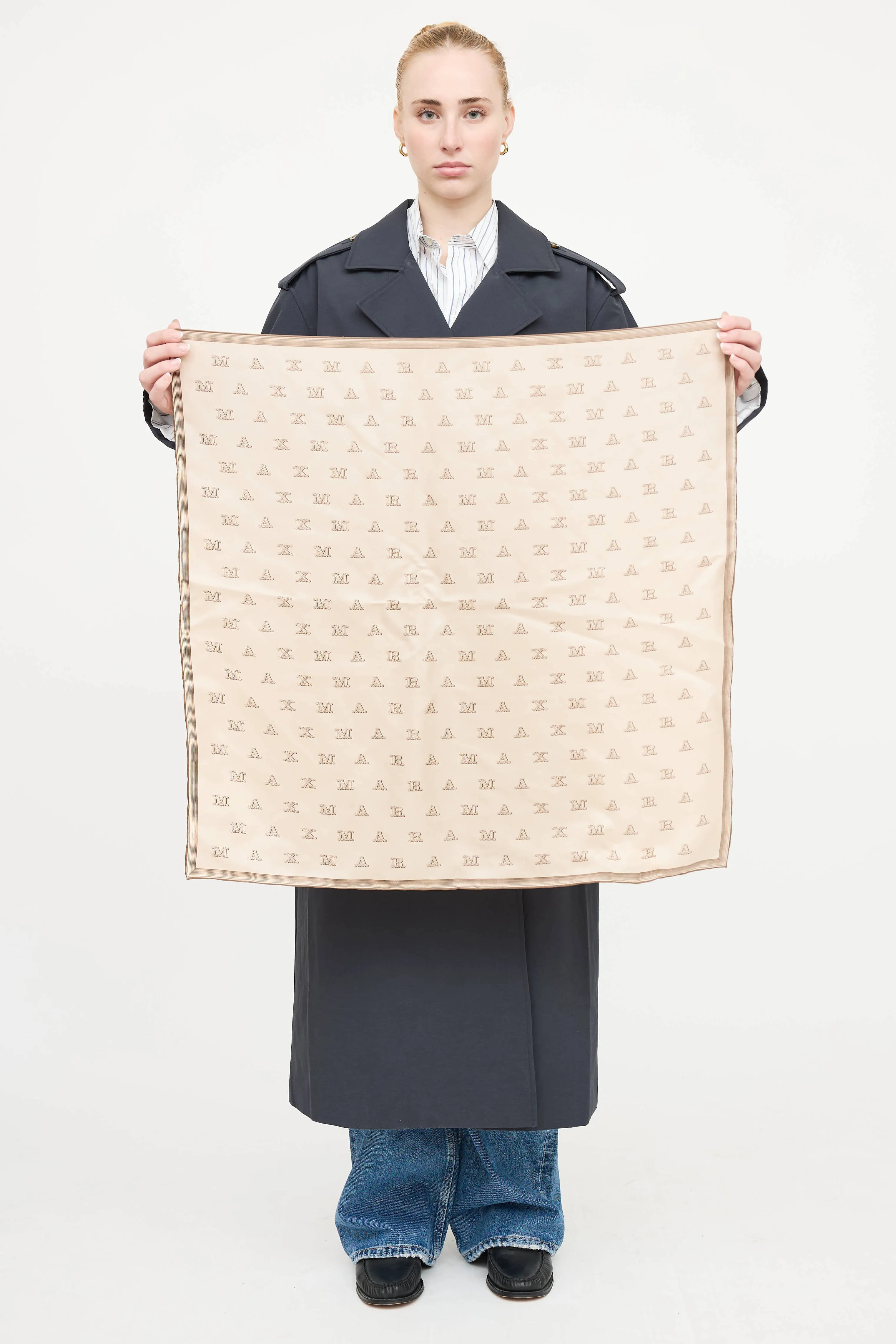 Silk Logo Scarf sold by VSP Consignment product image thumbnail 2