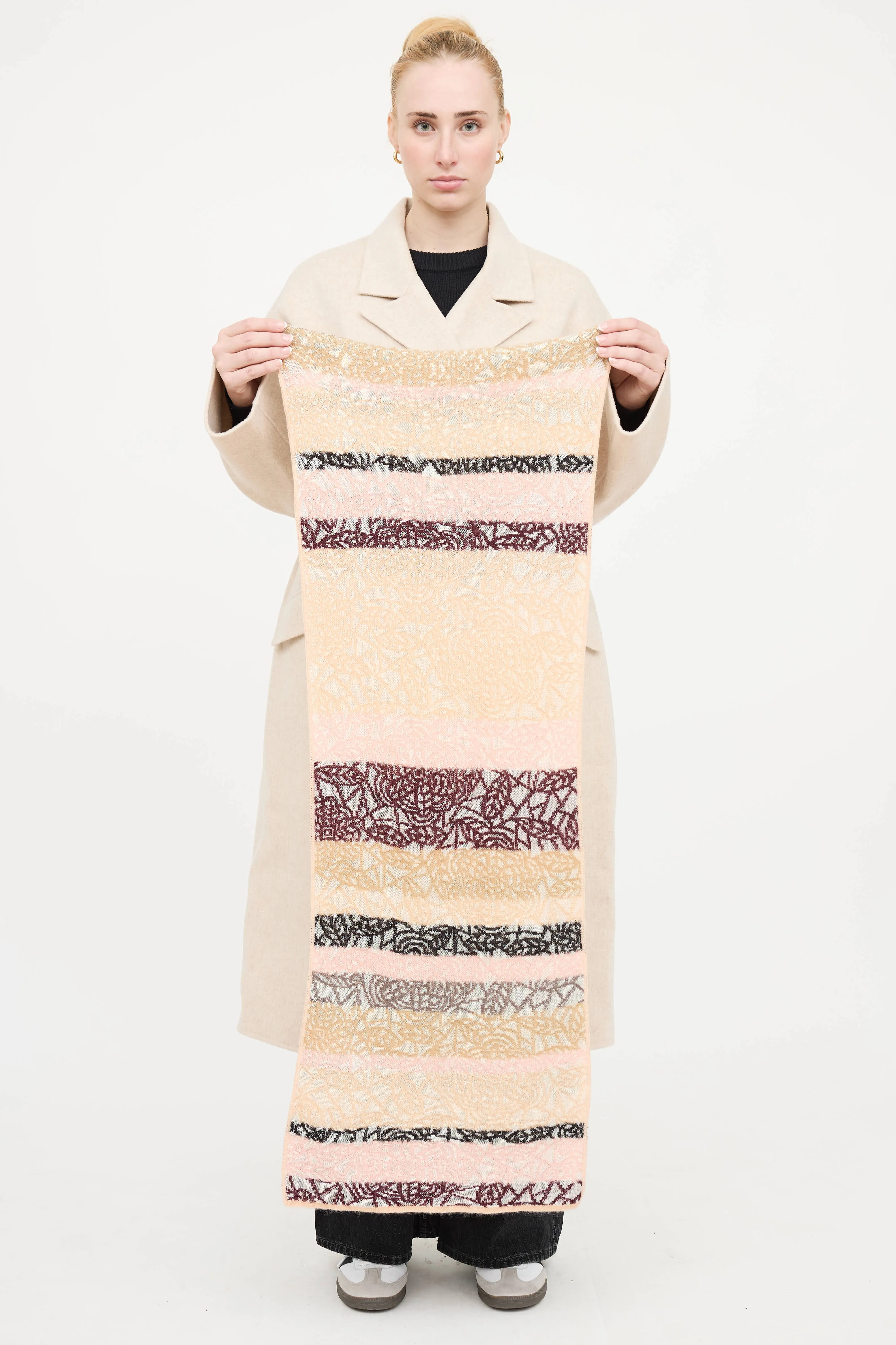 Mohair & Silk Knit Scarf sold by VSP Consignment product image thumbnail 2